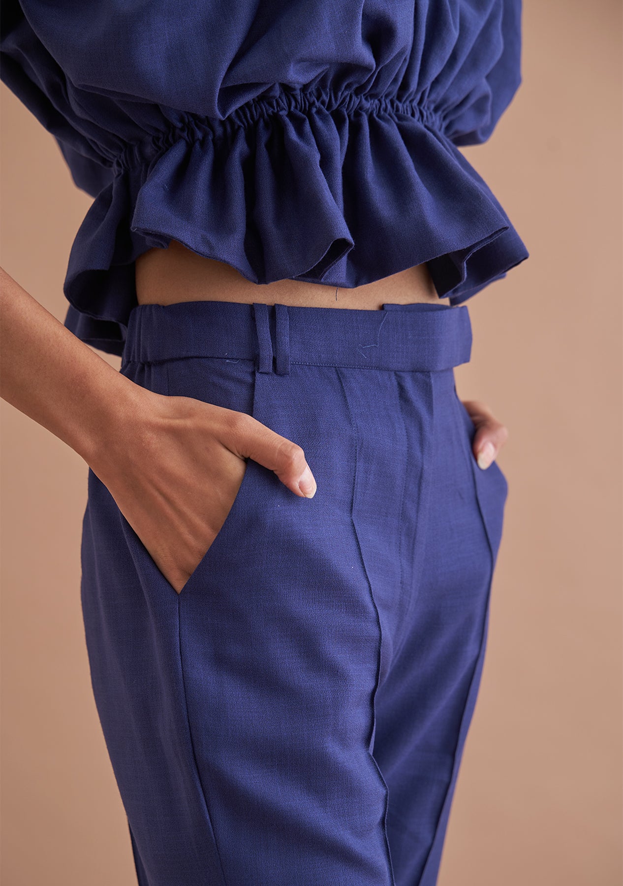 Samaira Sandhu as seen in our Floof Co-ord Set (Navy Blue)