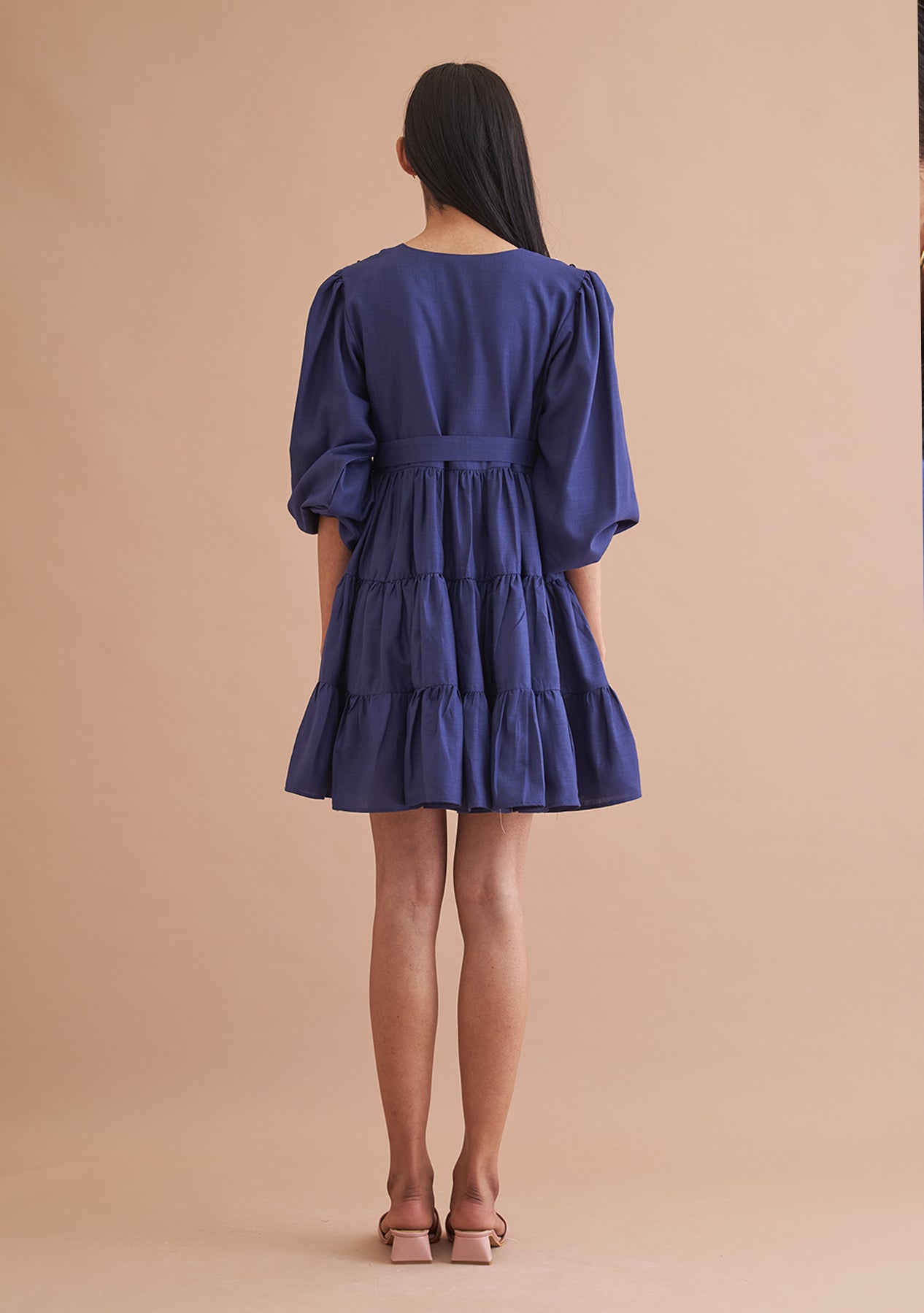 Natasha Luthra As seen in our Emma Dress (Navy Blue)