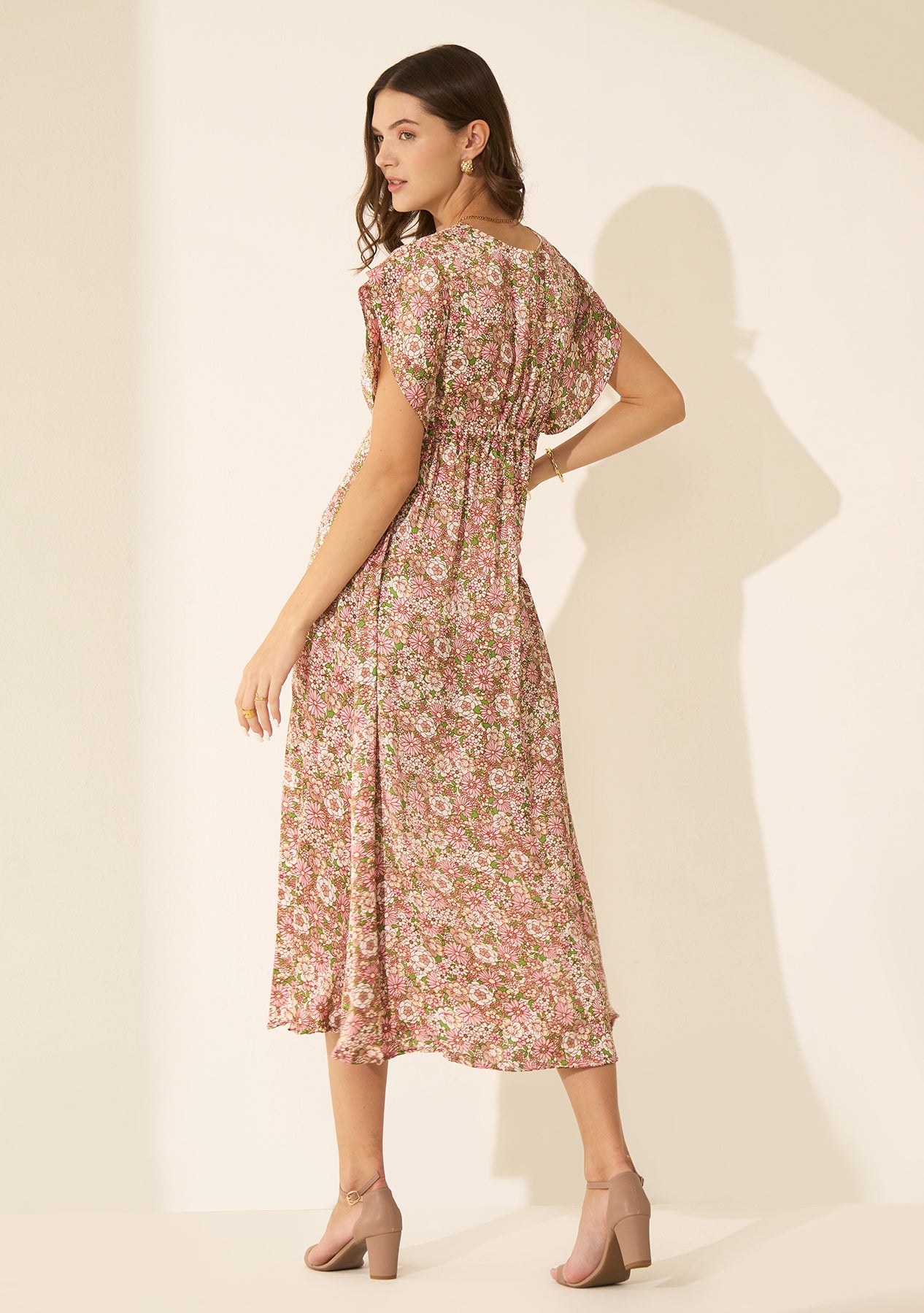 Ditsy Midi Dress