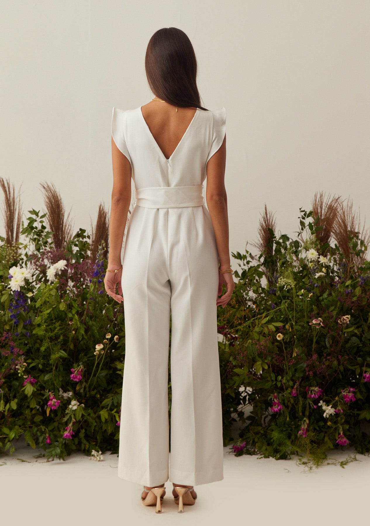 Faith Jumpsuit (White)