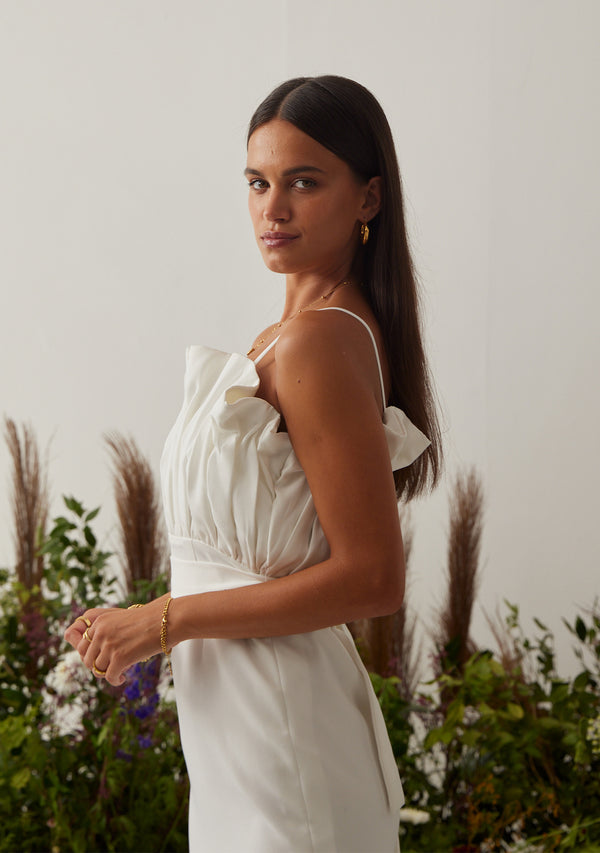 Floof Dress (White)