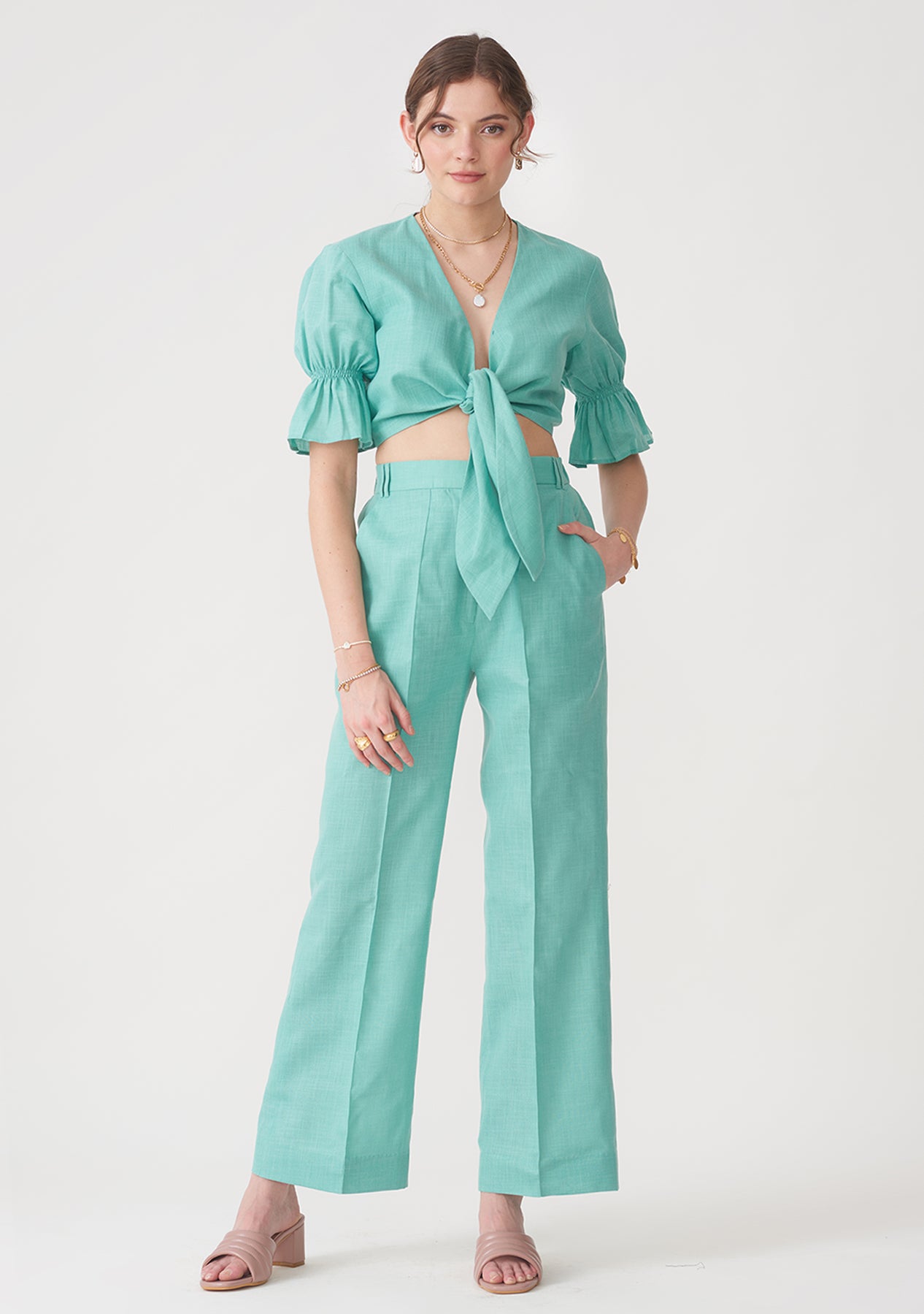 Beach Co-ord Set (Green)