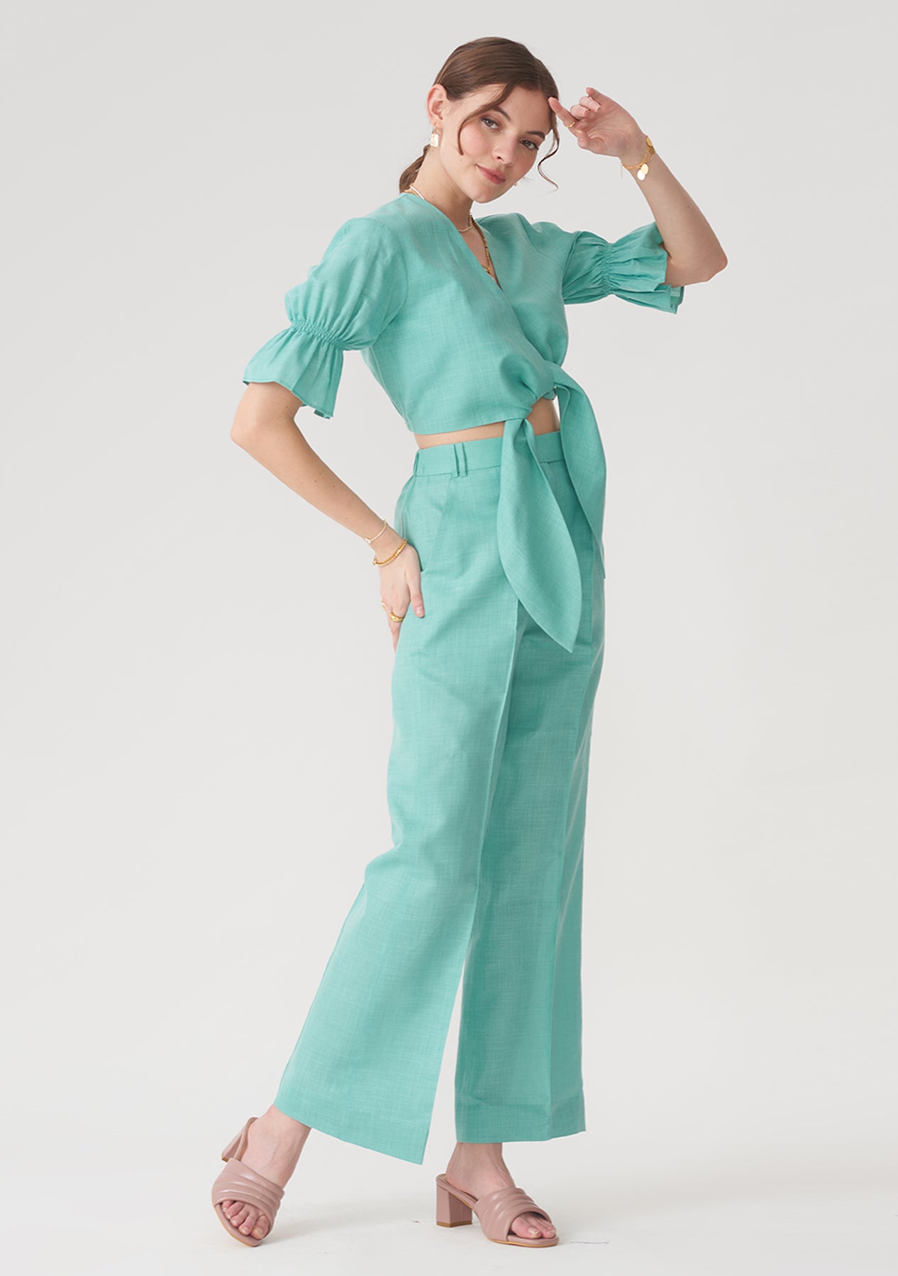 Beach Co-ord Set (Green)