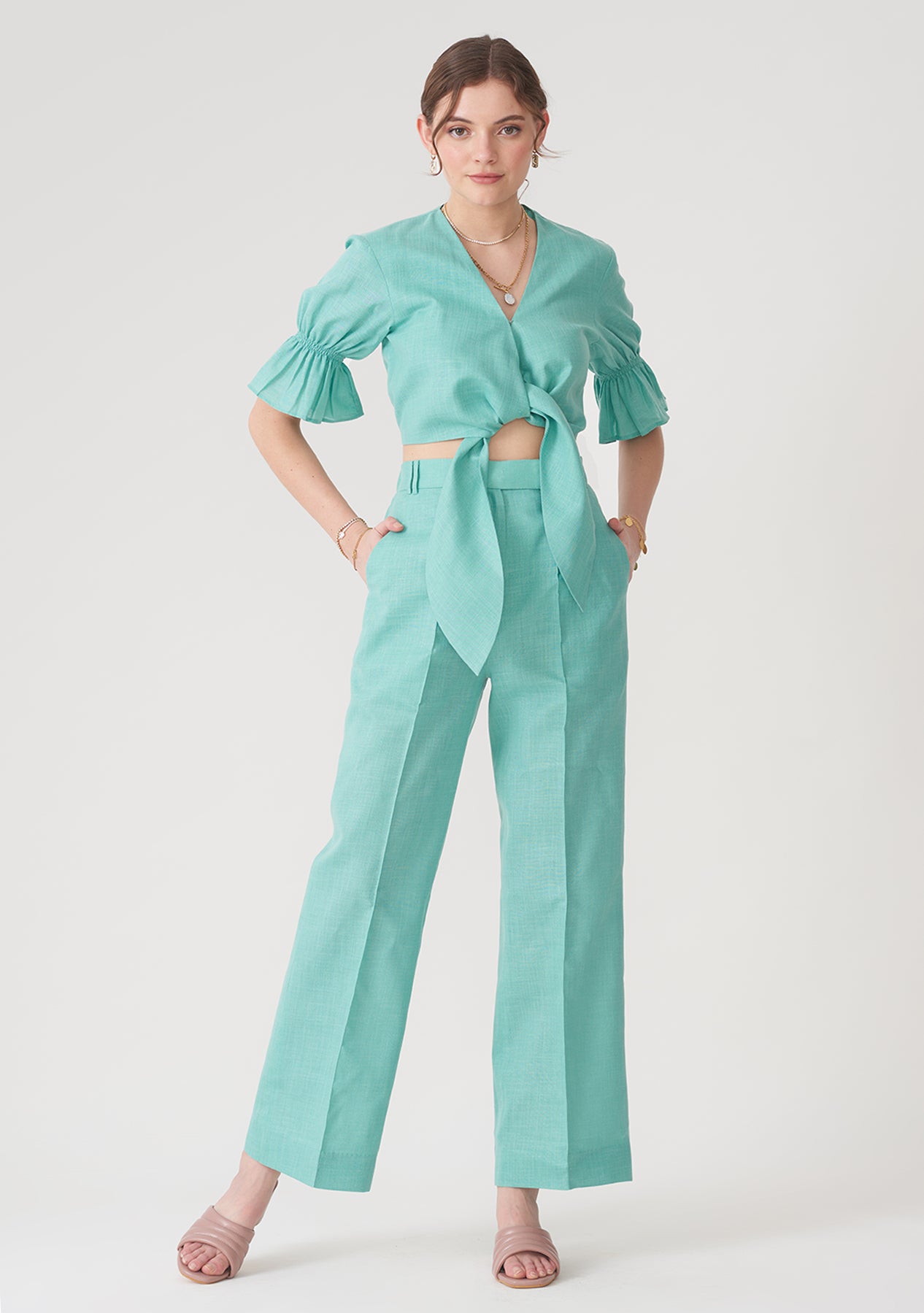 Beach Co-ord Set (Green)