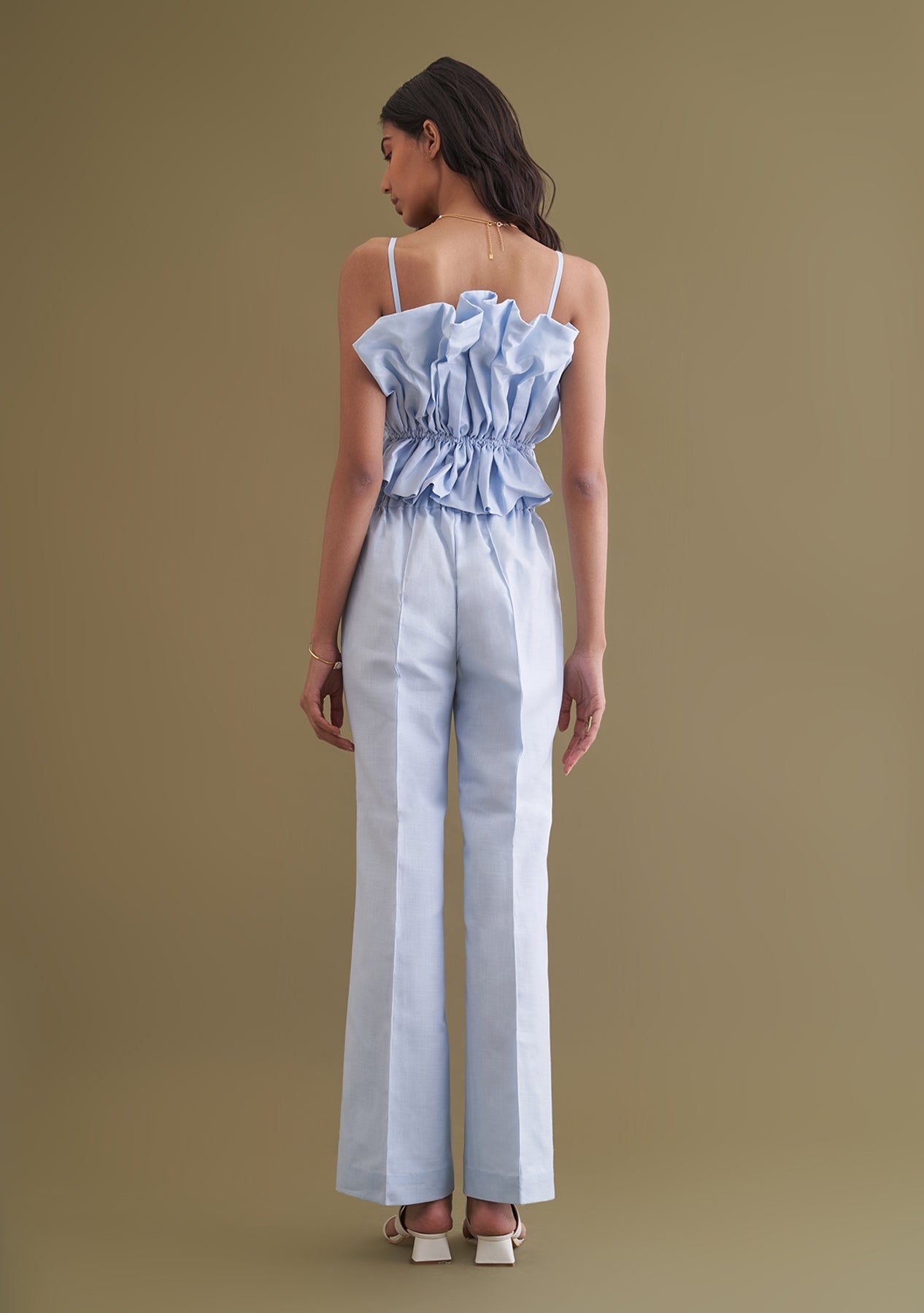 Amoshi Floof Top - women dresses online - powderblue Š—– amoshi.in