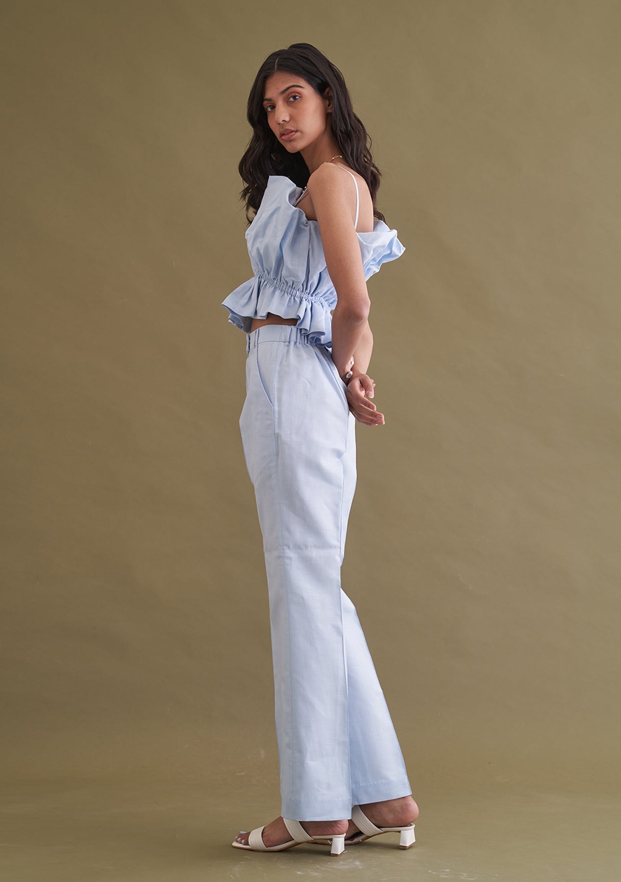 Sanjana Batra As seen in our Floof Top (Powder Blue)