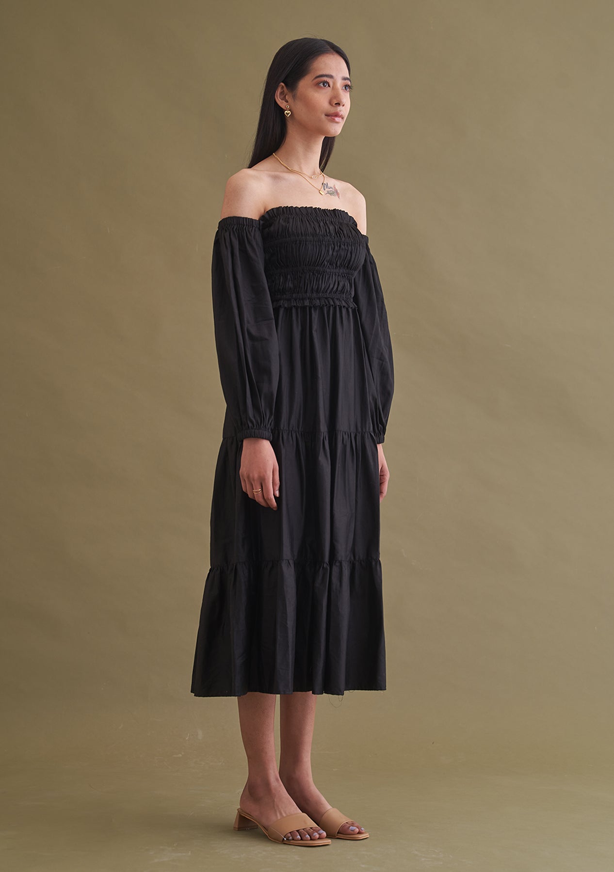 Radhika Agarwal As seen in our Love Midi Dress (Black)