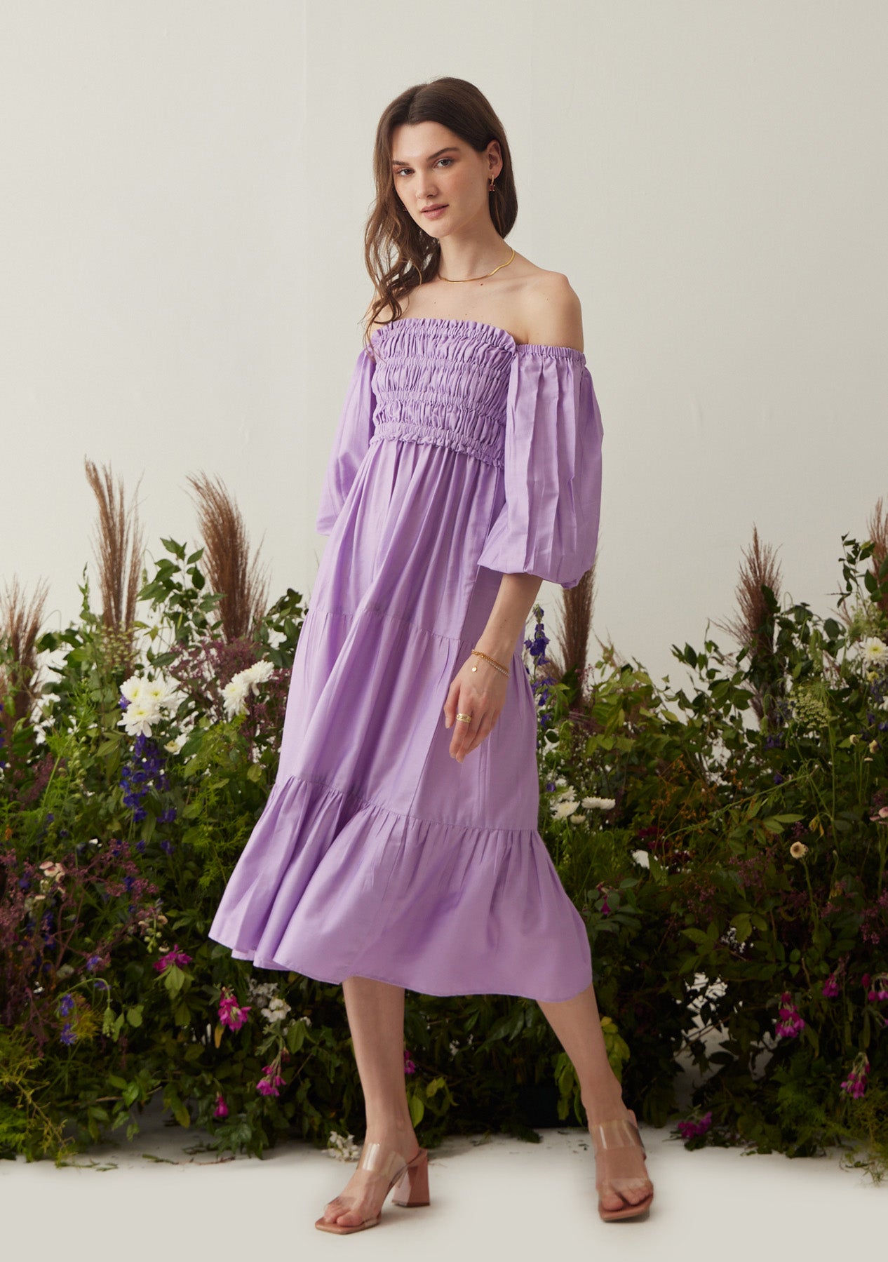 Love Midi Dress (Lilac)