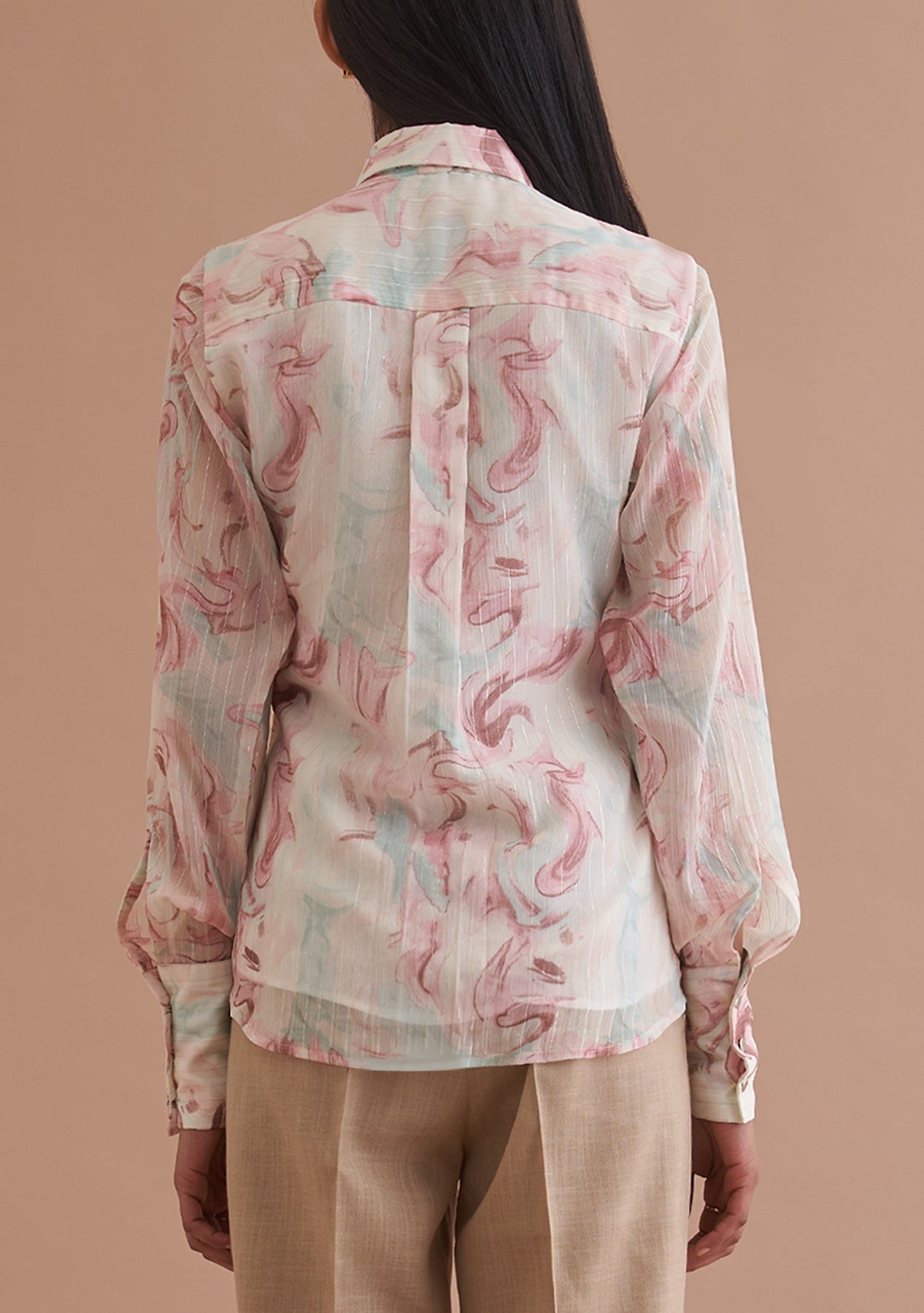 Amoshi Marbella Shirt - women dress online -marbleprint Š—– amoshi.in