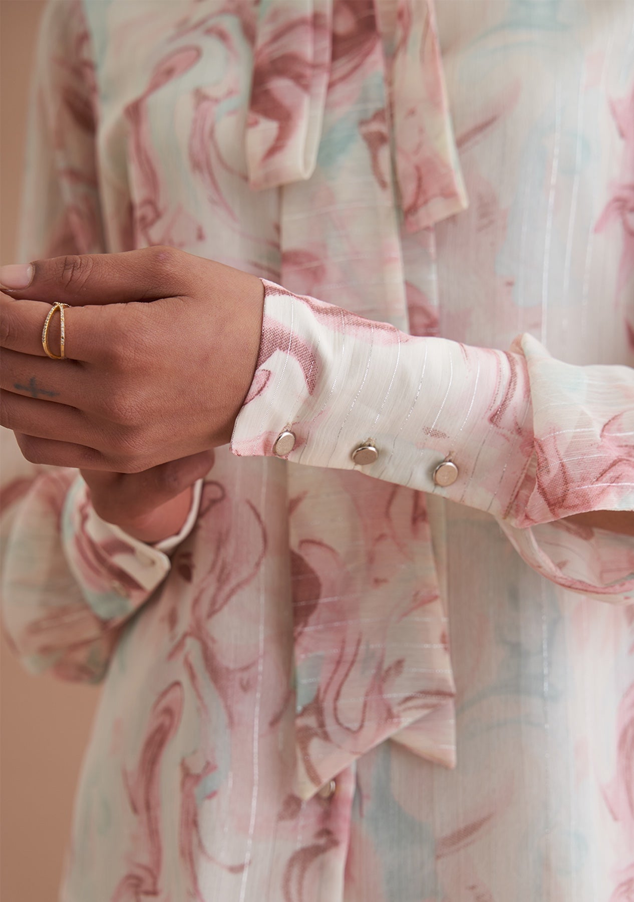 Amoshi Marbella Shirt - women dress online -marbleprint Š—– amoshi.in