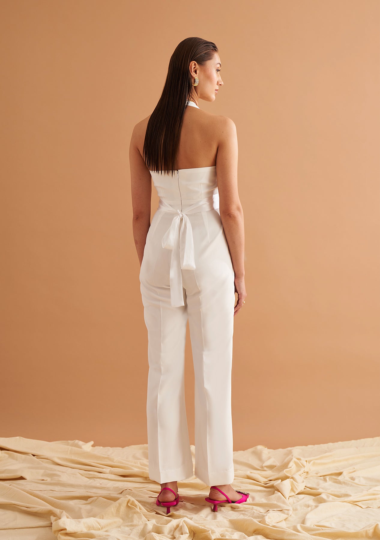 Tarini Manchanda As seen in our Peaches Jumpsuit (White)