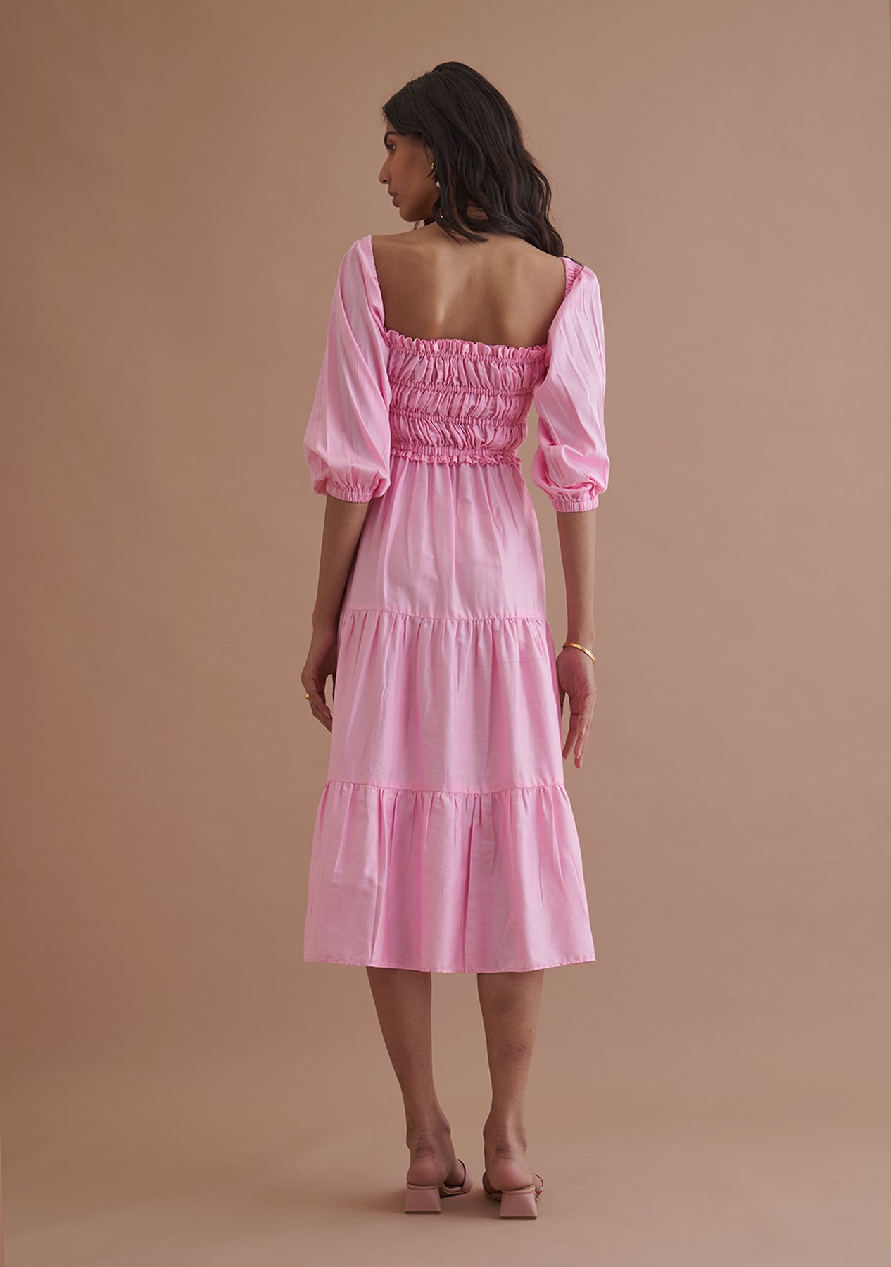 Love Midi Dress (Pink) as seen on Ahana Ghai