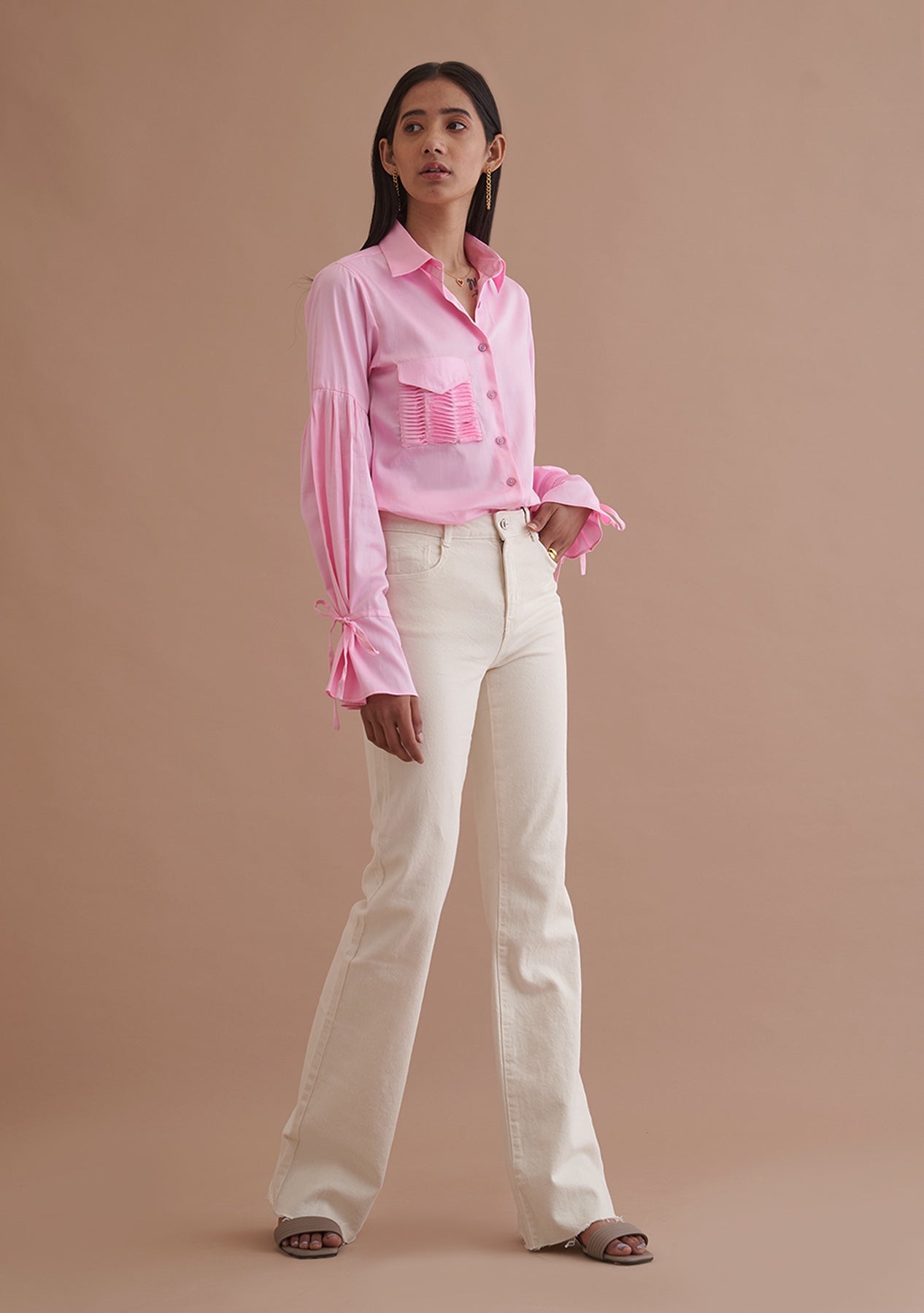 Amoshi Fave Shirt - floral dresses online- pink Š—– amoshi.in