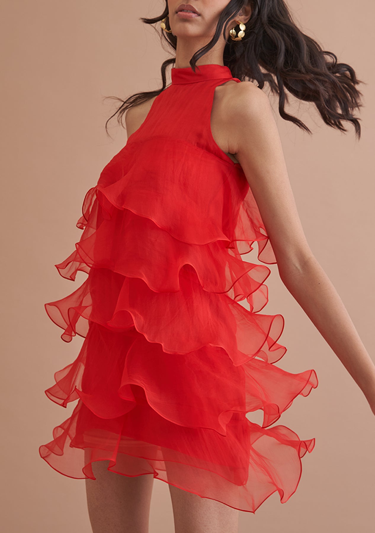 Naaz Arora As seen in our Cassie Dress (Red)