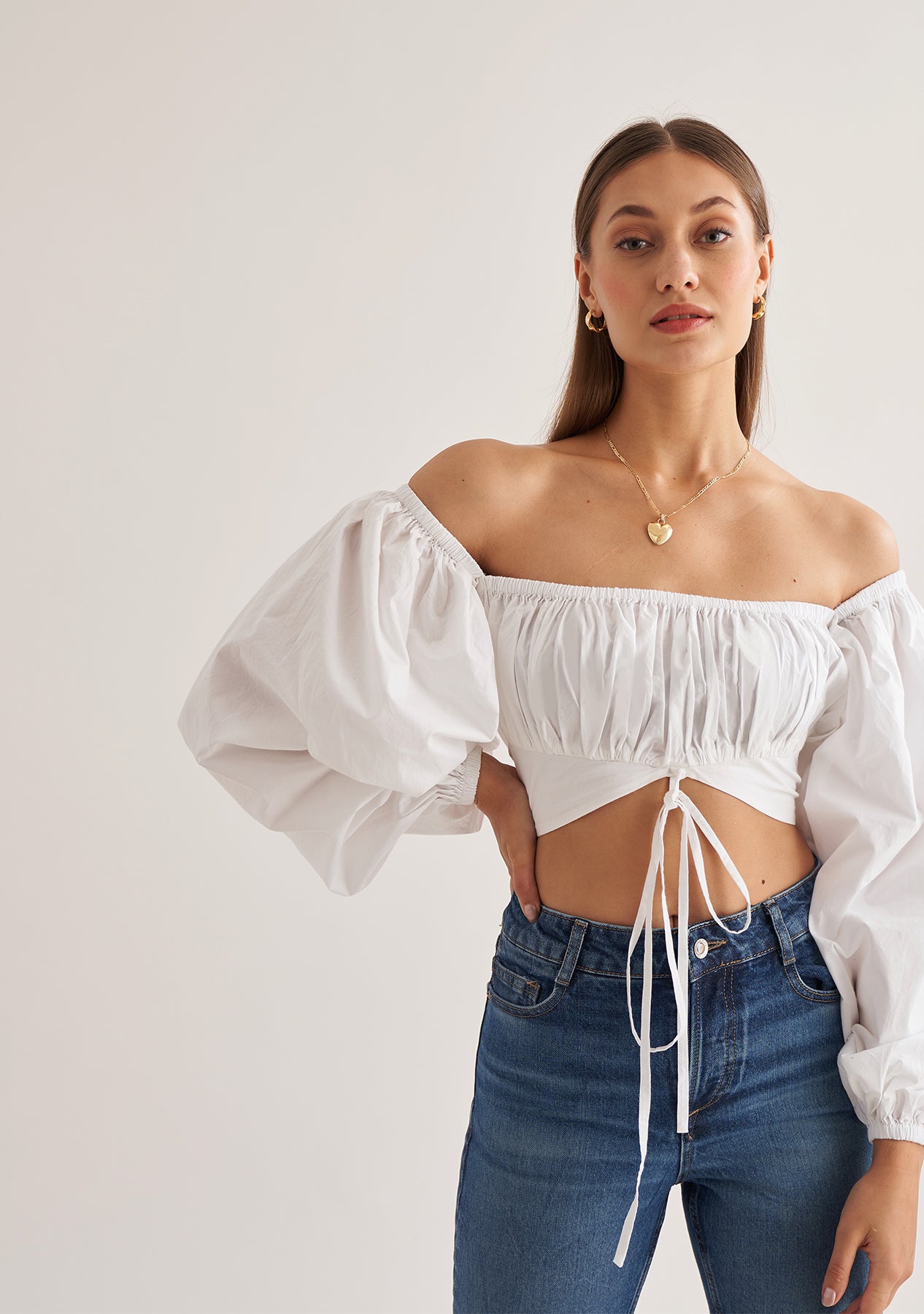 Taylor Top (White) As seen on Aditi Bagade