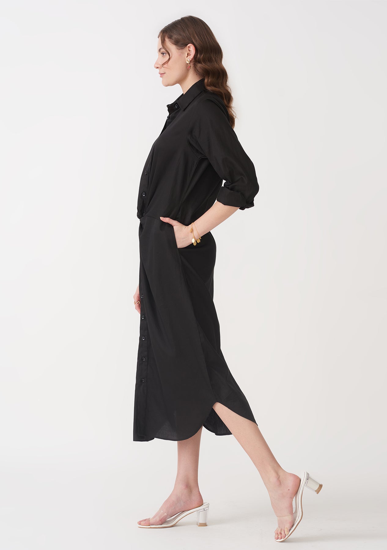 Mimi Midi Dress (Black)