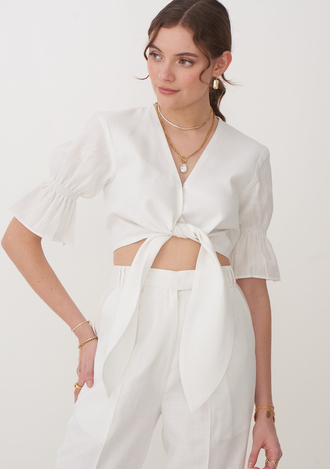 Beach Co-ord Set (White)