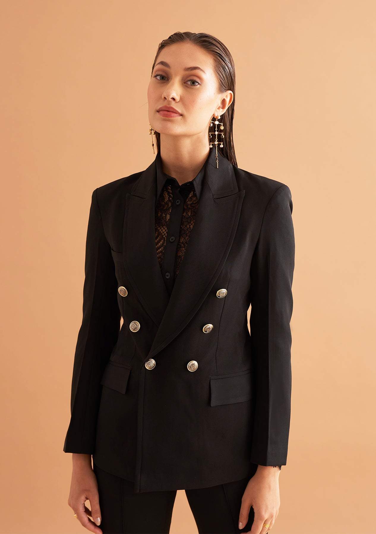 Zendaya Blazer-Amoshi-Double Breasted Blazer