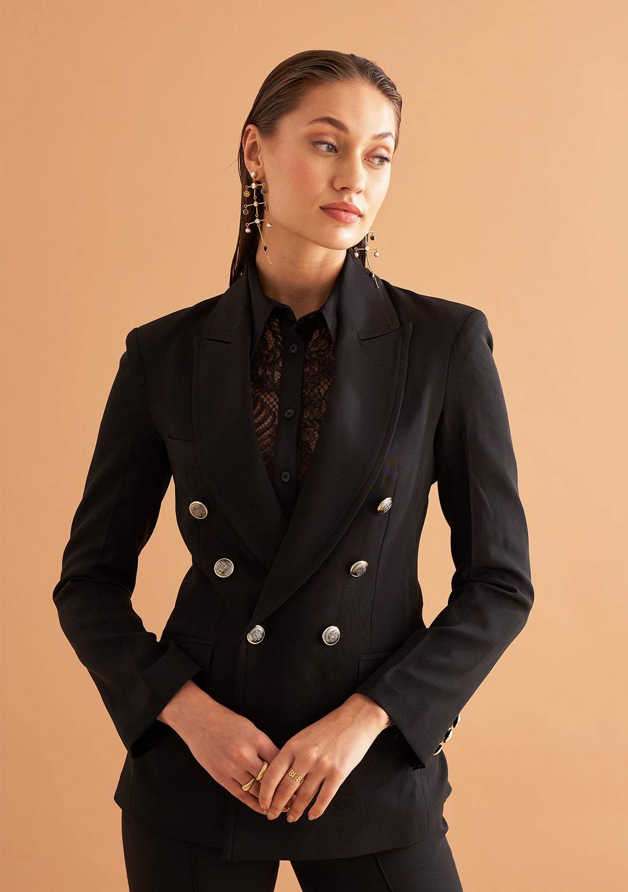 Zendaya Blazer-Amoshi-Double Breasted Blazer