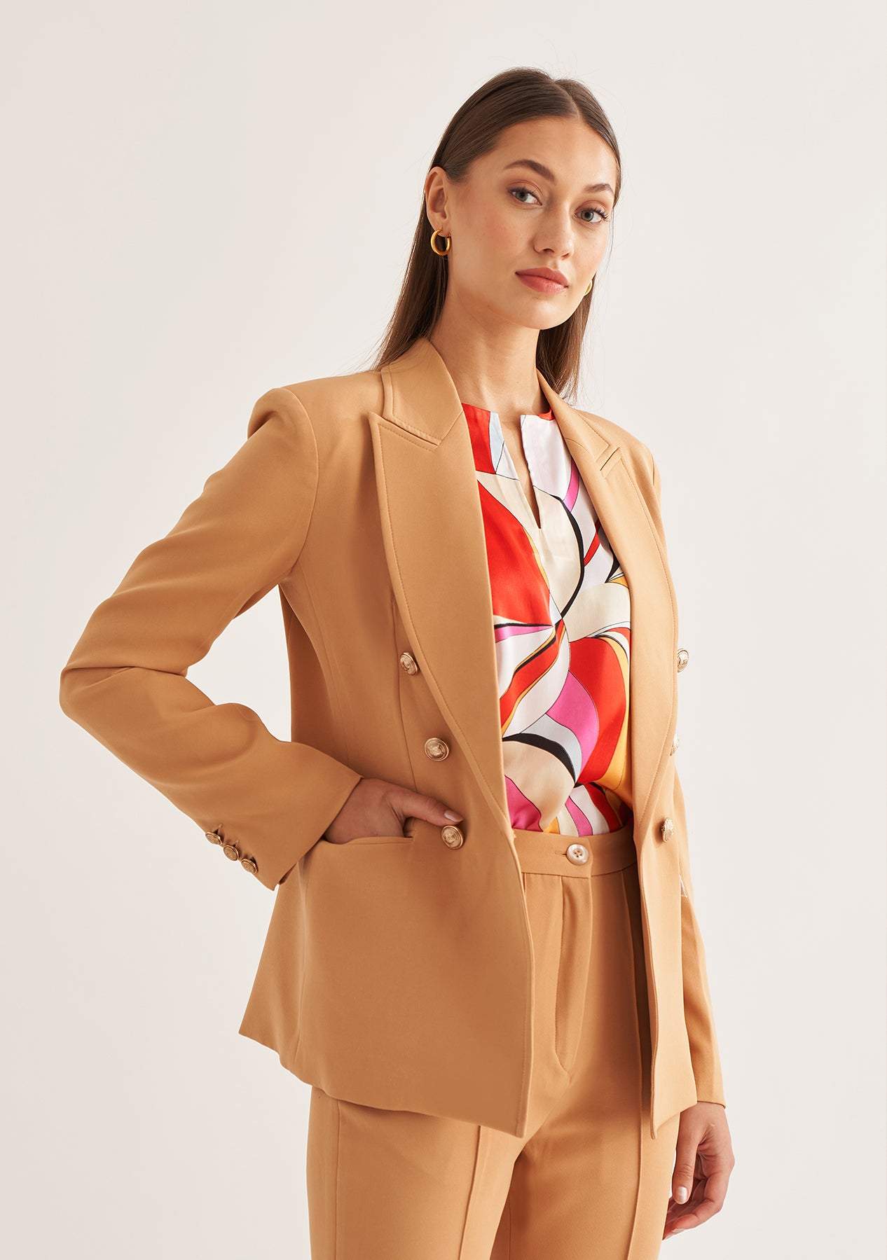 Zendaya Blazer-Amoshi-Double Breasted Blazer
