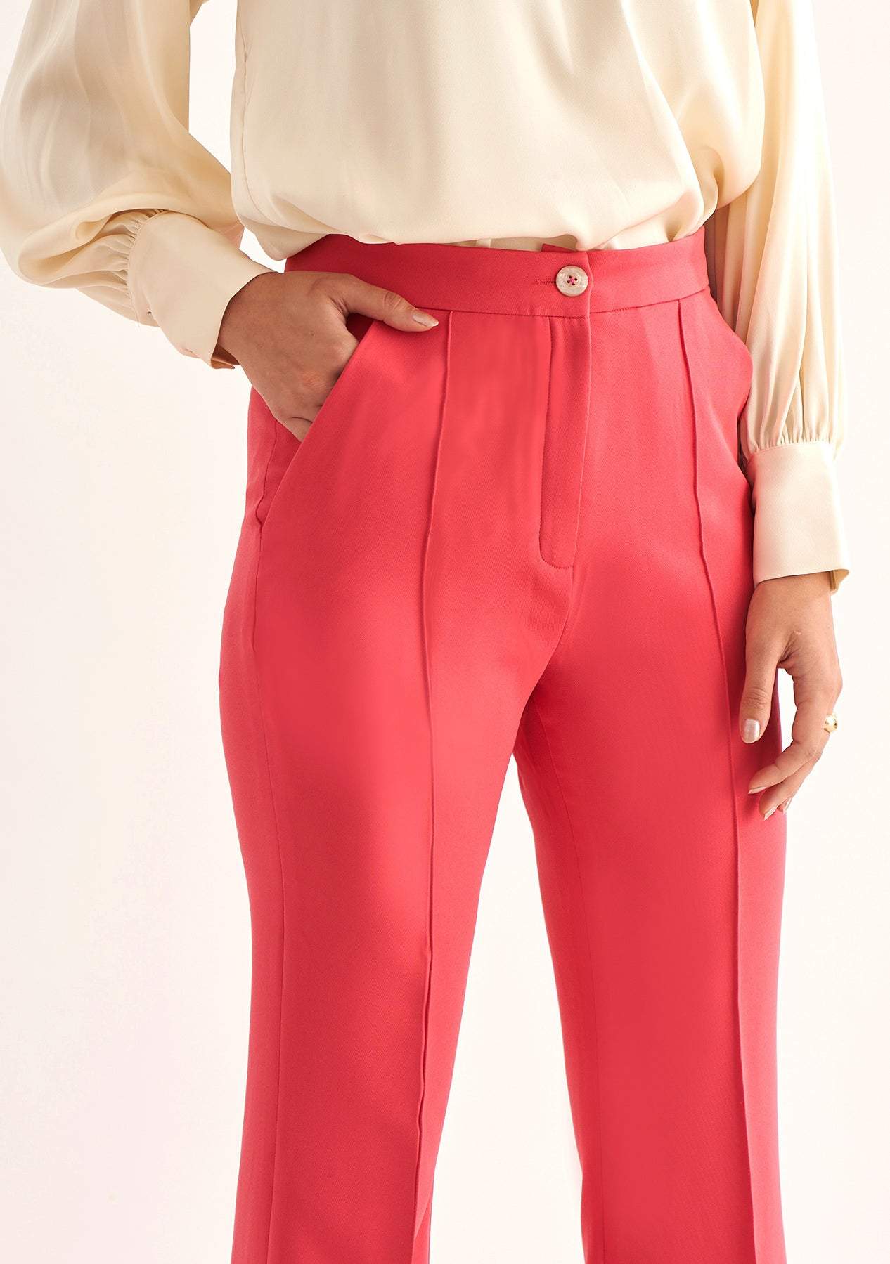 Zoe Trousers-Amoshi-Fit and Flare trousers