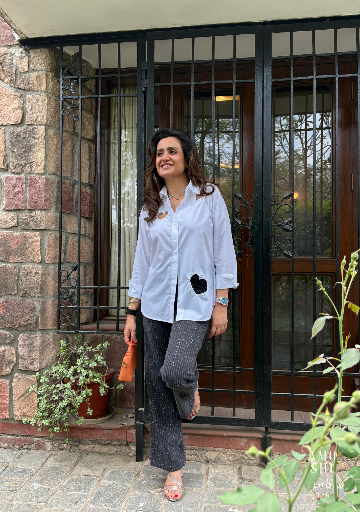 Amore Shirt (White) As Seen on Mitali Wadhwa