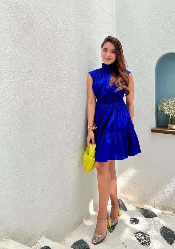 Shivani Girdhar As Seen in the Jenna Dress (Royal Blue)