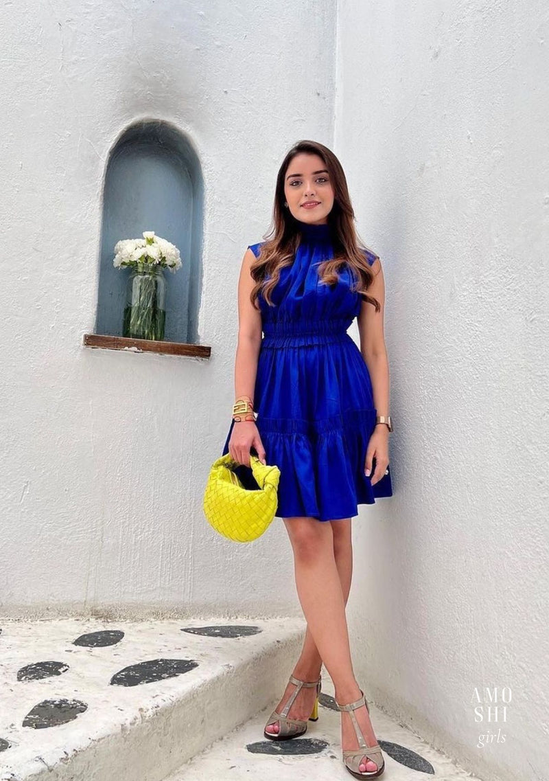 Shivani Girdhar As Seen in the Jenna Dress (Royal Blue)