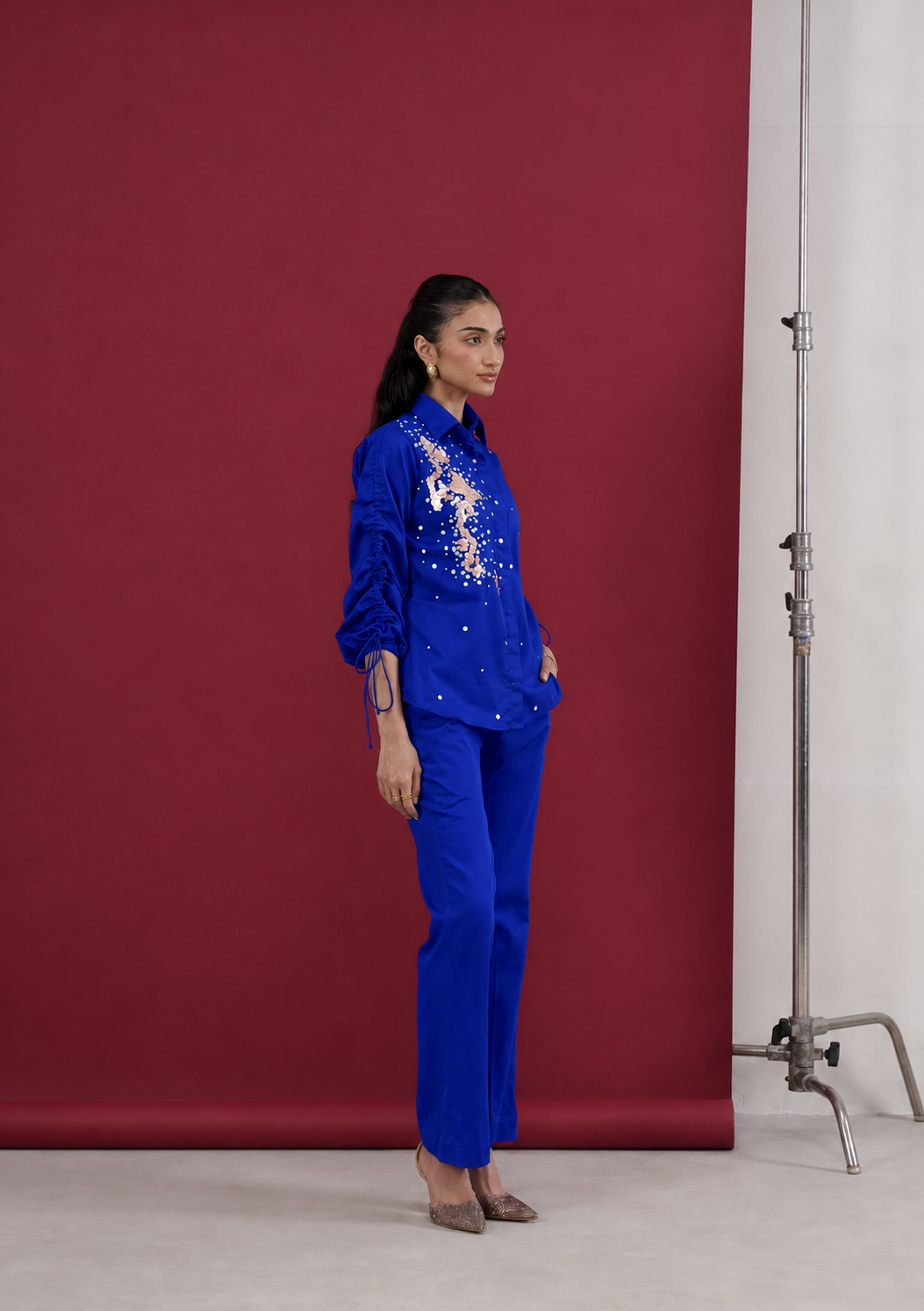 Patra Co-ord Set (Blue)