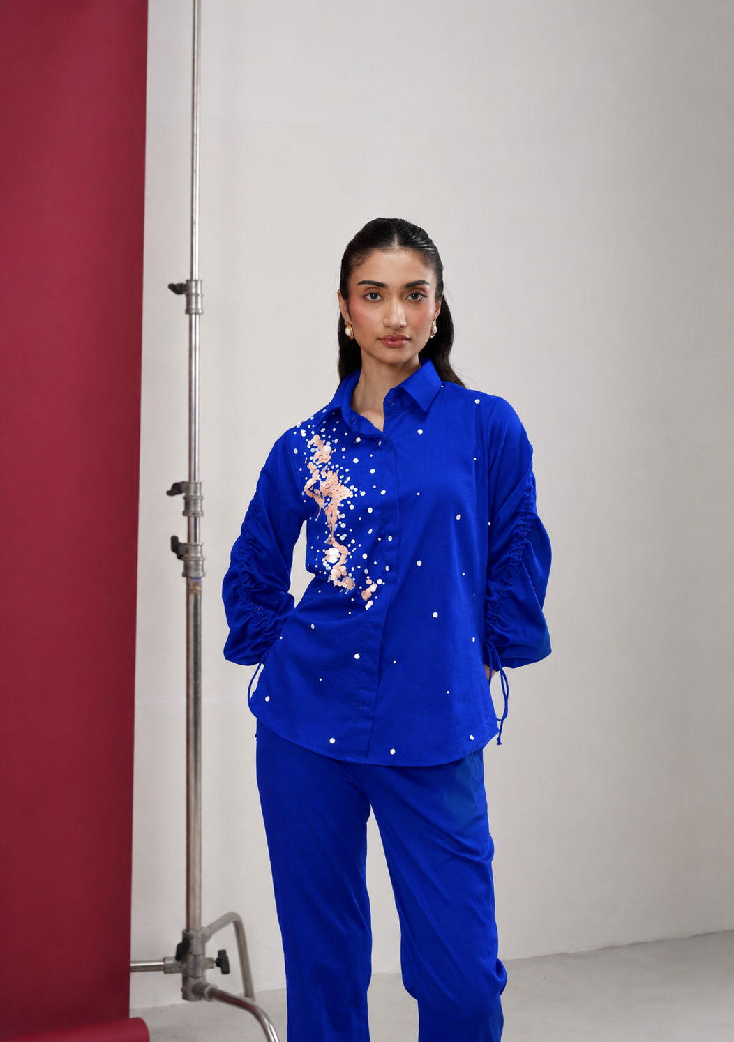 Patra Co-ord Set (Blue)