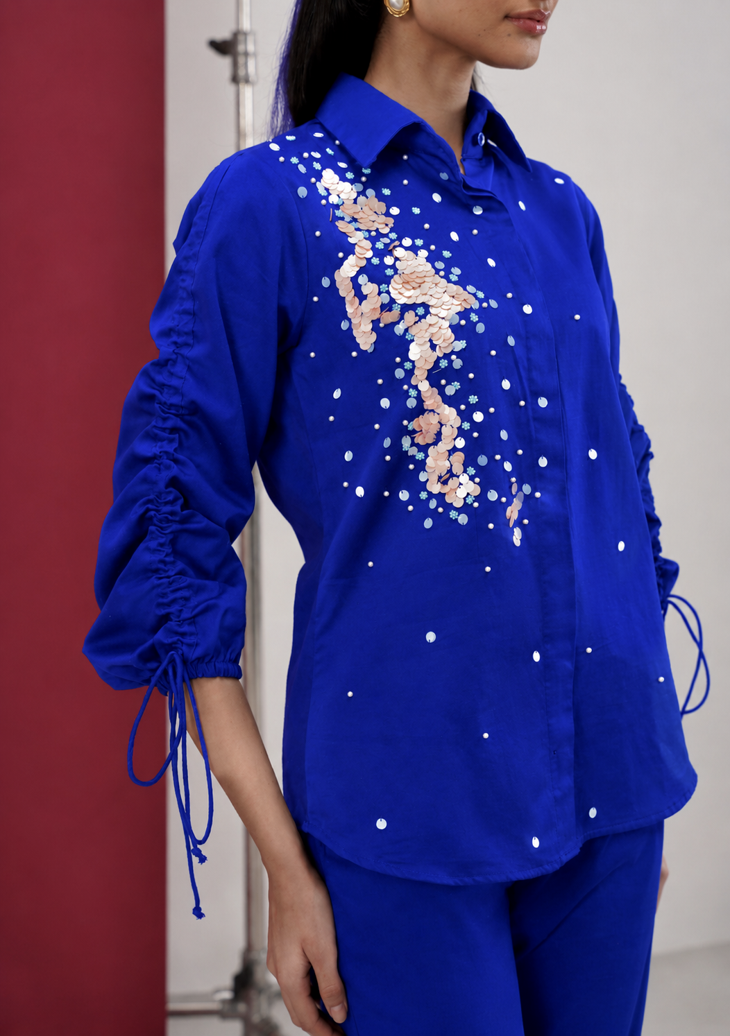 Patra Co-ord Set (Blue)
