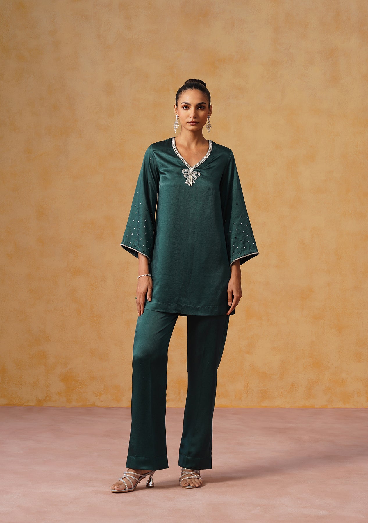 Alya Suit Set (Bottle Green)