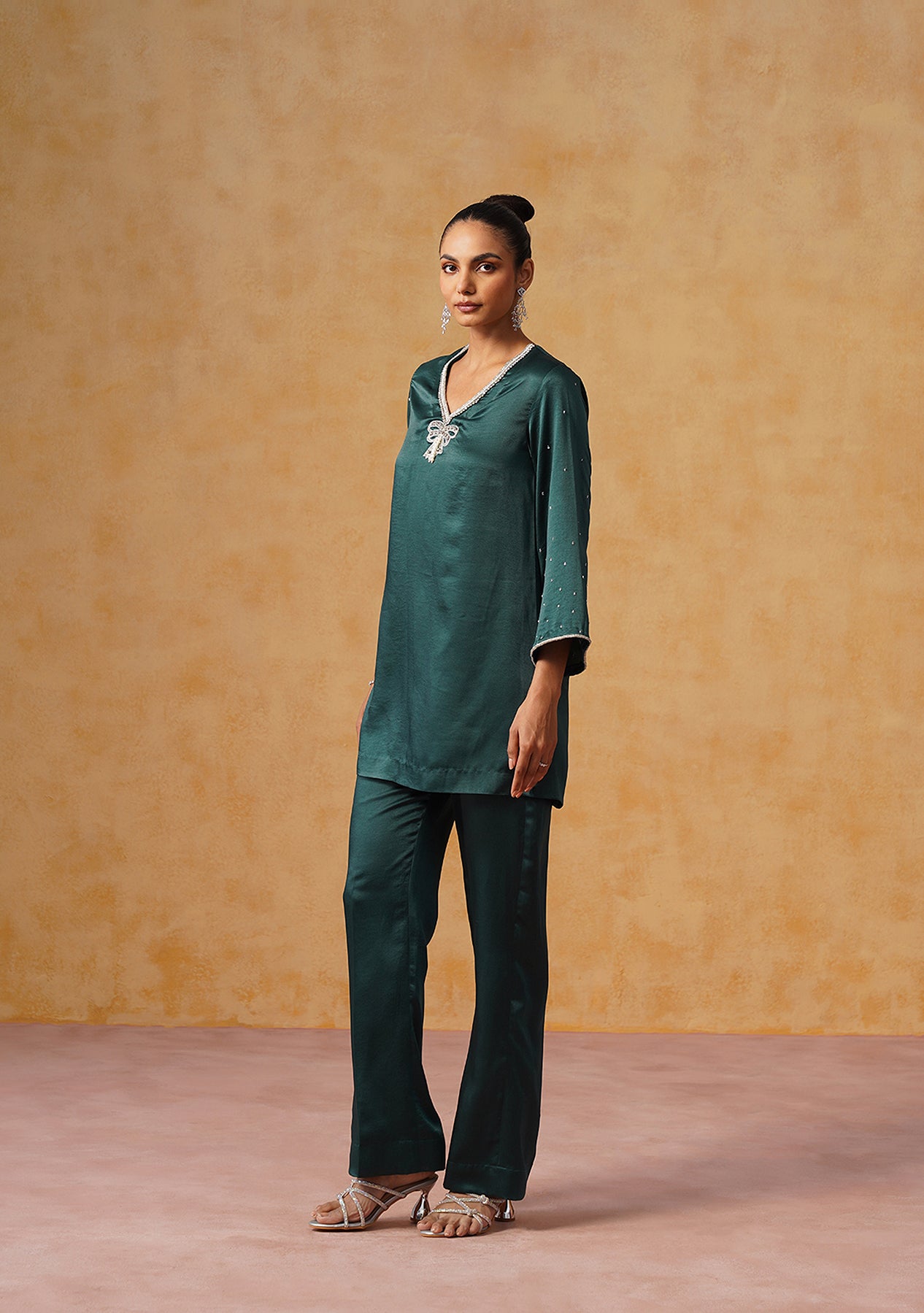 Alya Suit Set (Bottle Green)