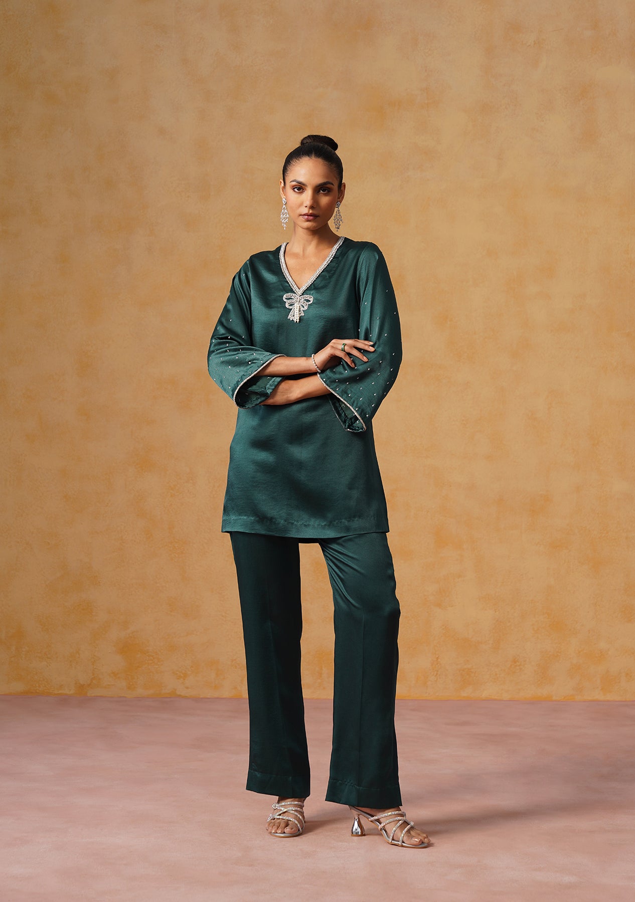 Alya Suit Set (Bottle Green)