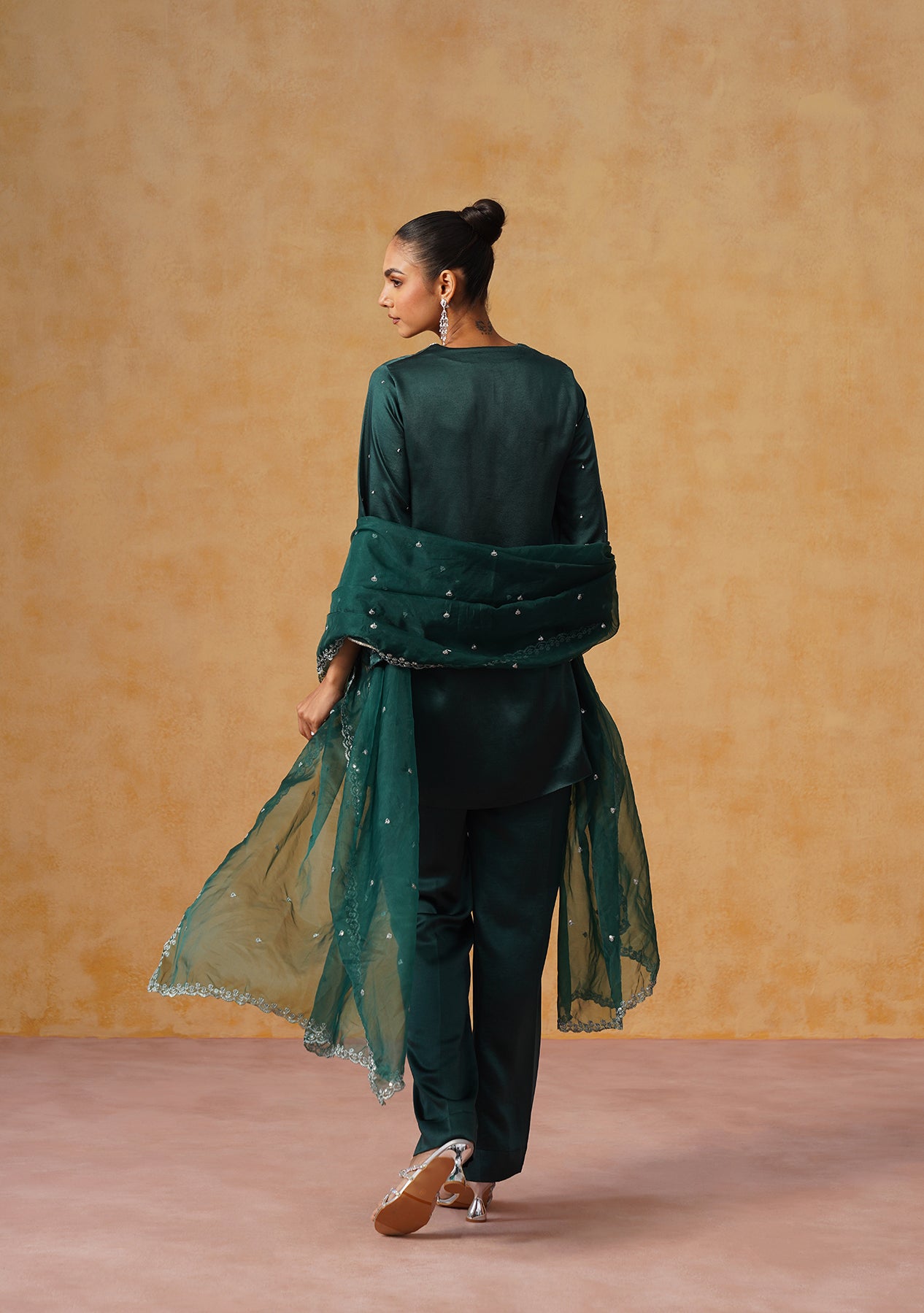 Alya Suit Set (Bottle Green)