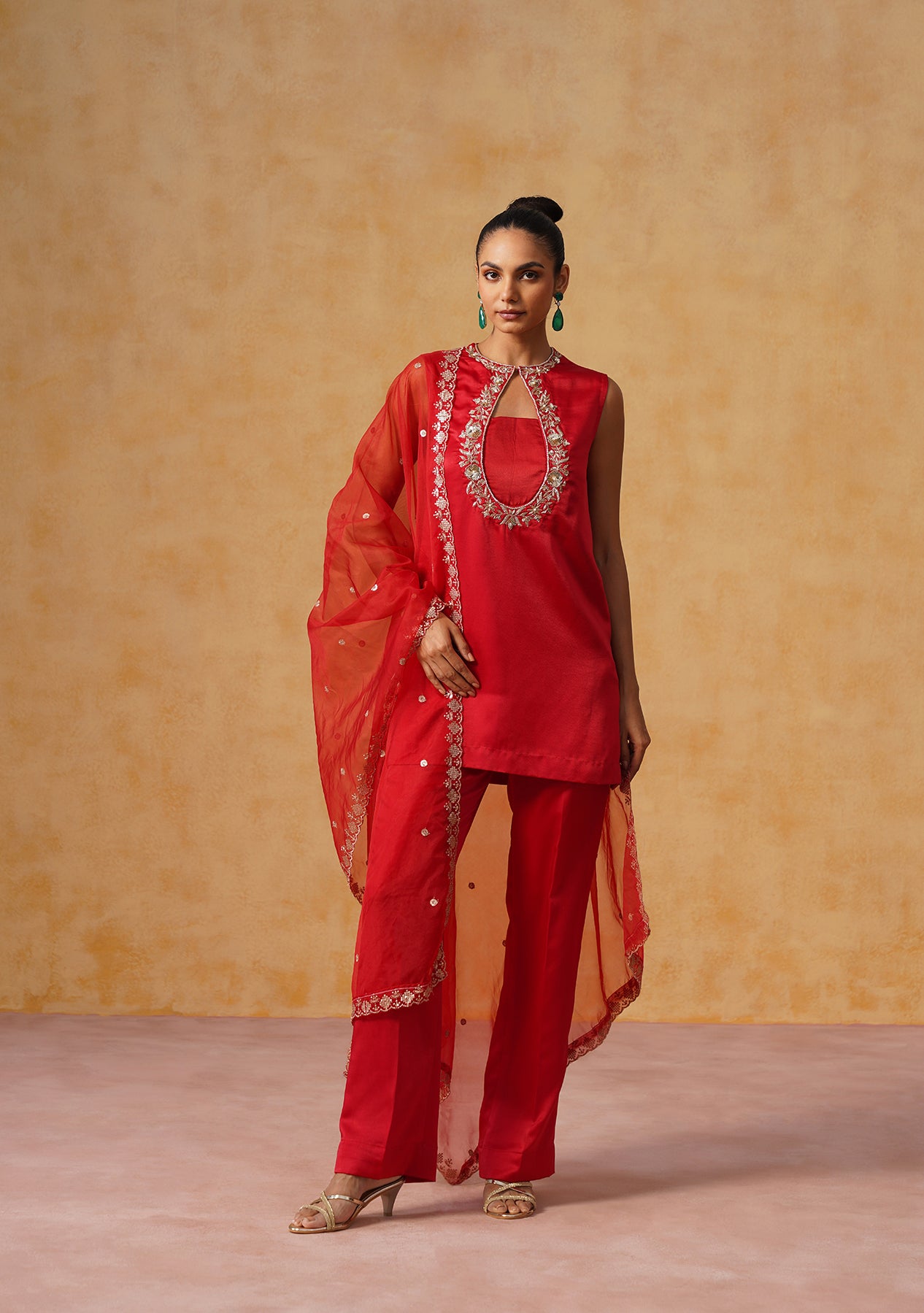 Sana Suit Set (Red)