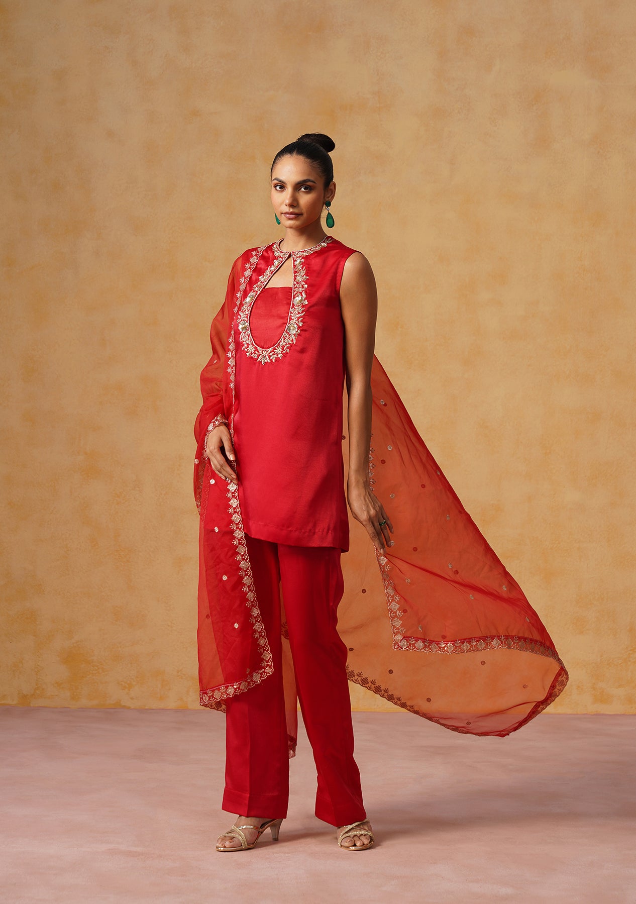 Sana Suit Set (Red)