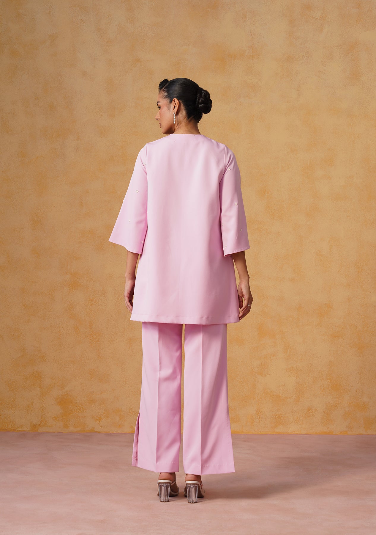 Ziya Co-ord Set (Baby Pink)