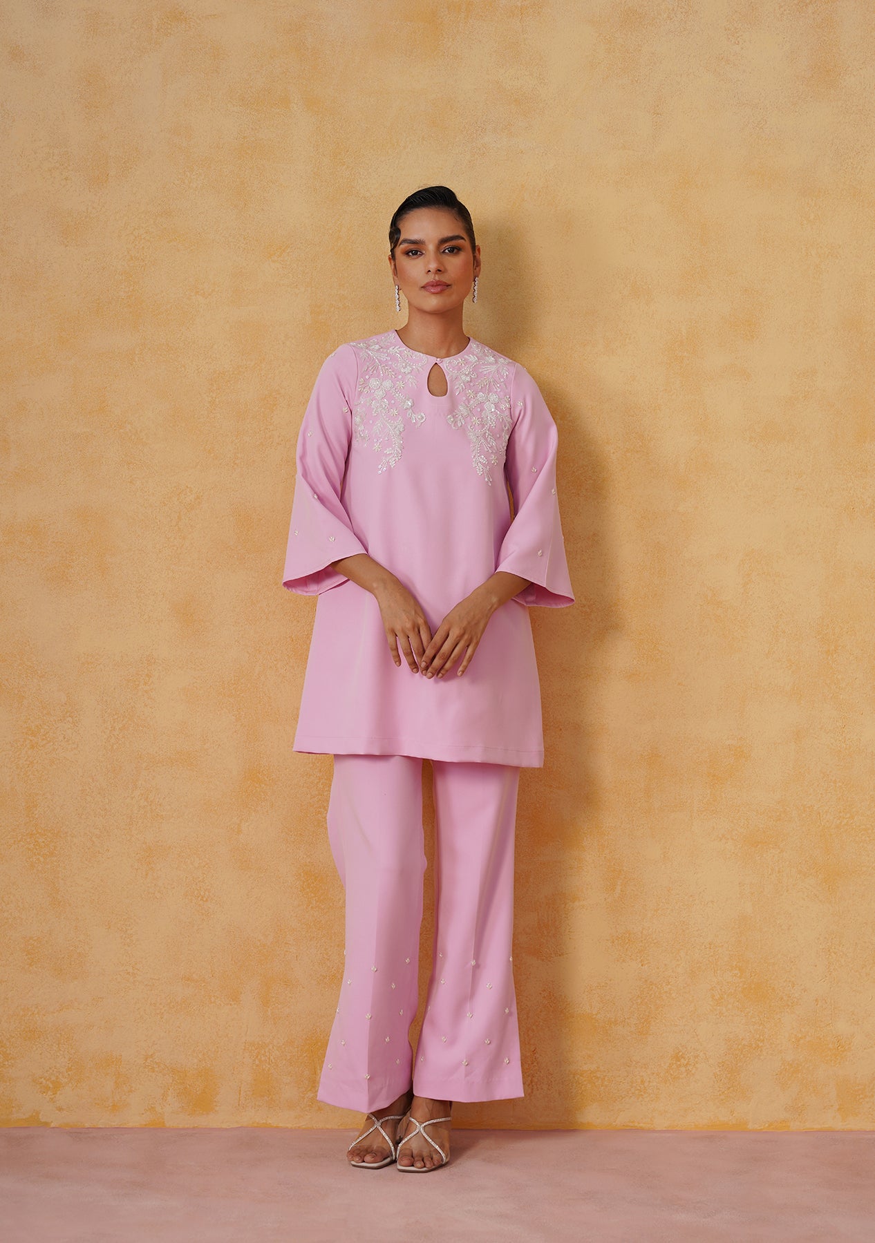 Ziya Co-ord Set (Baby Pink)