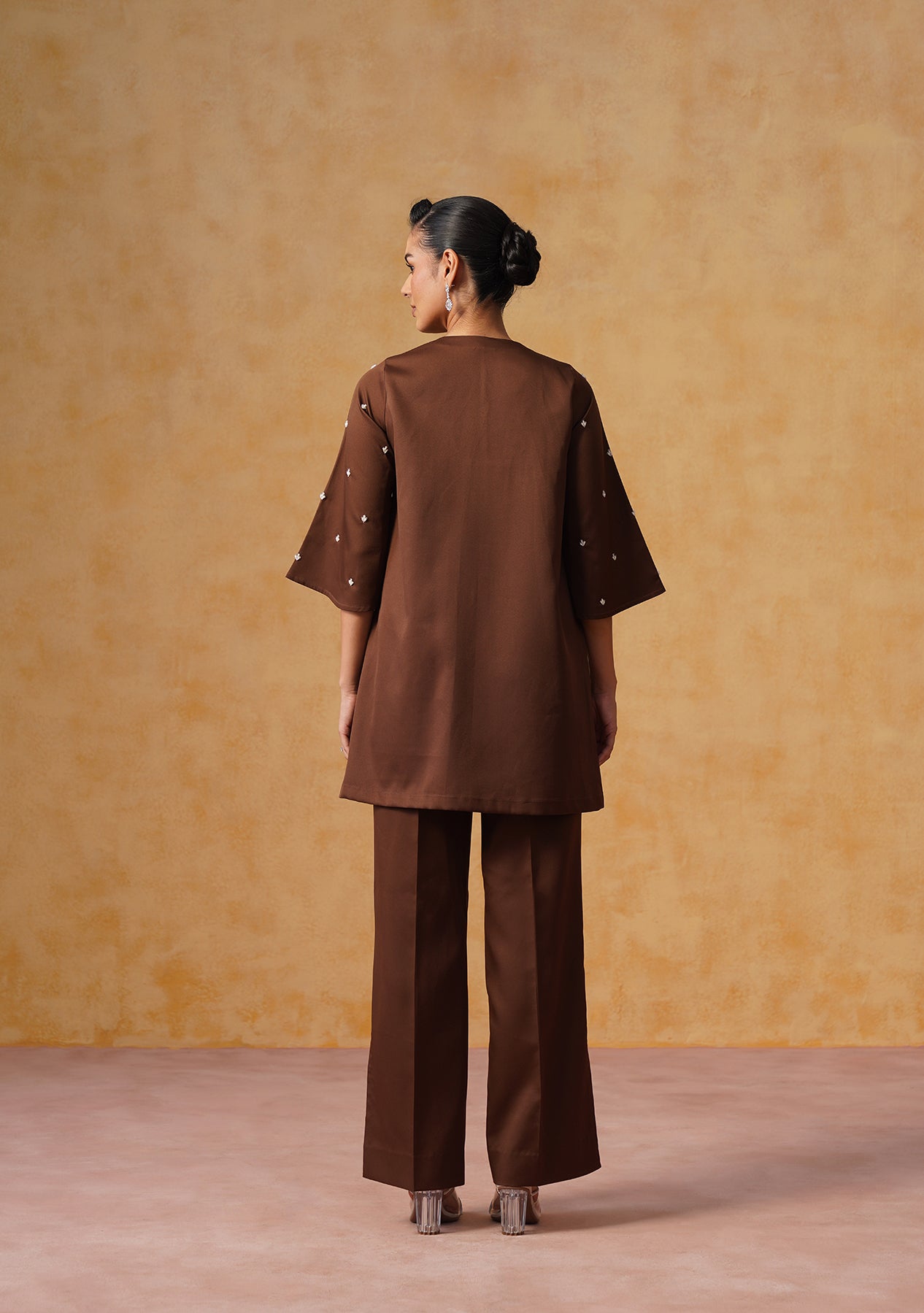 Ziya Co-ord Set (Chocolate Brown)