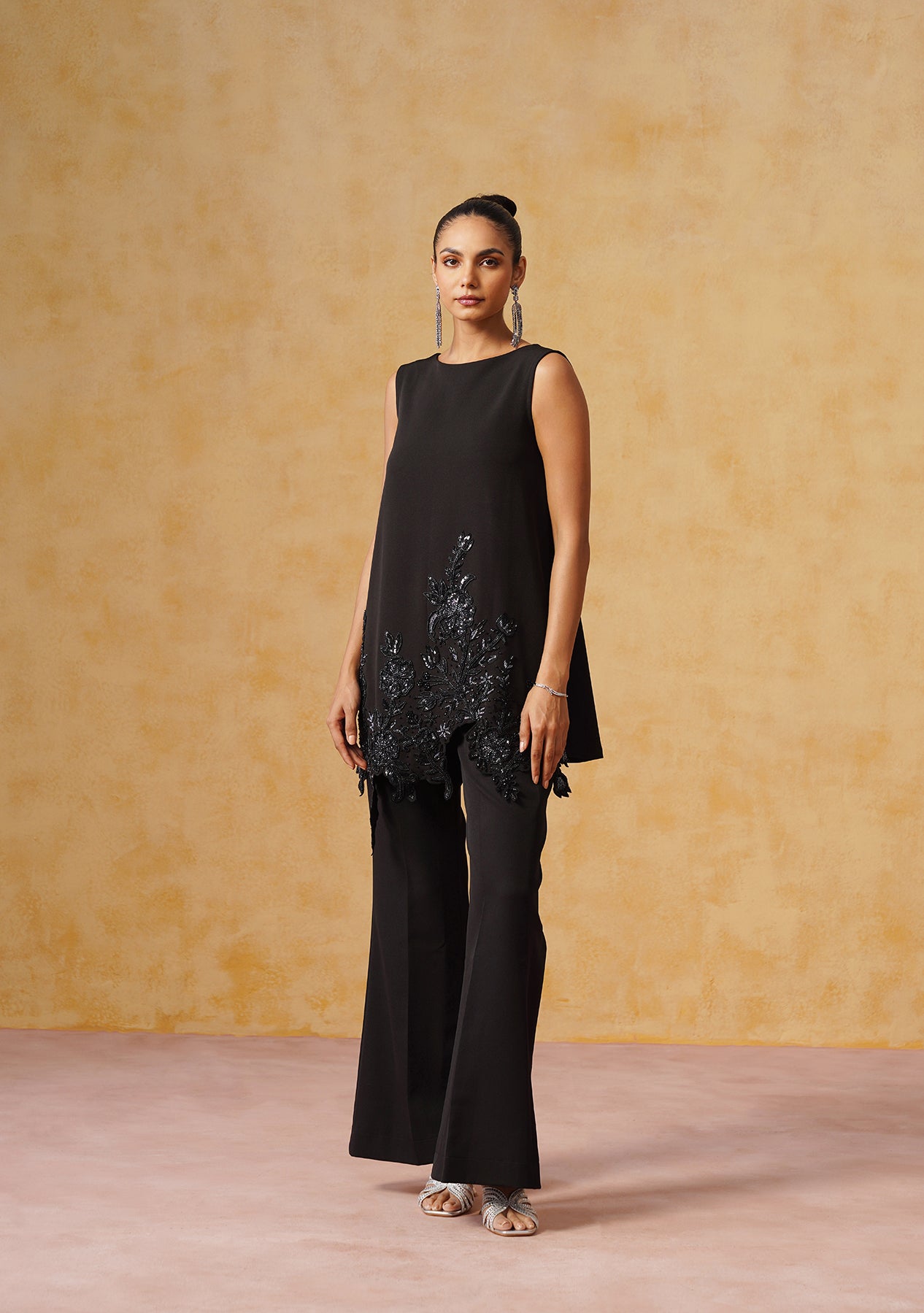 Meher Tunic Set (Black)