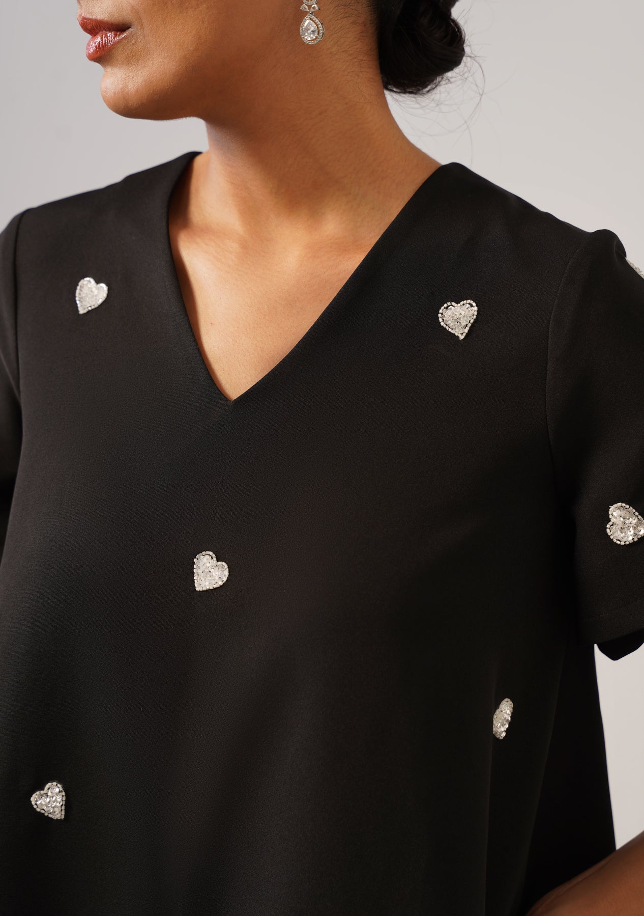 Lovelace Mini Dress (Black)