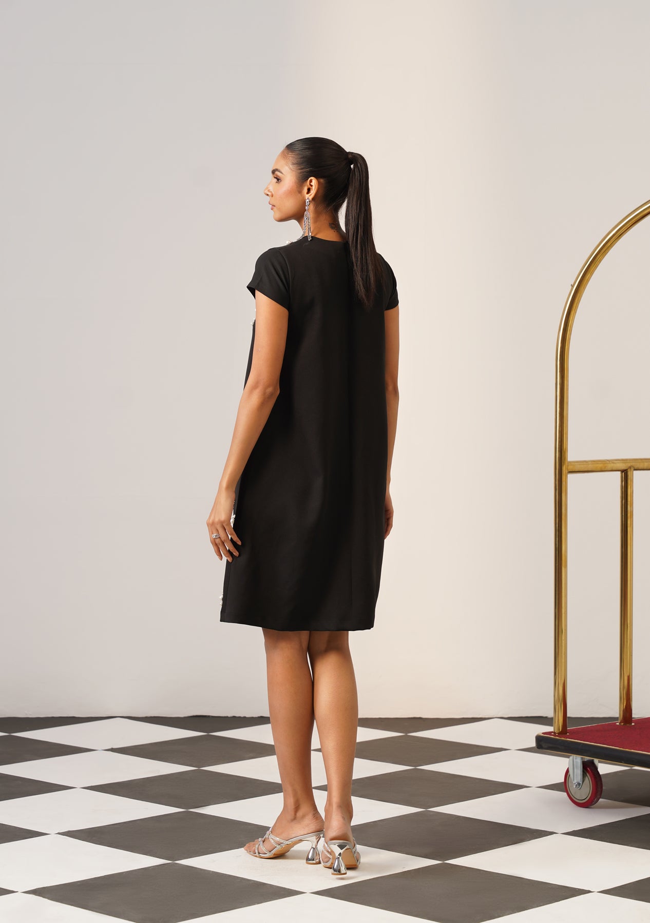 Cheetah Dress (Black)