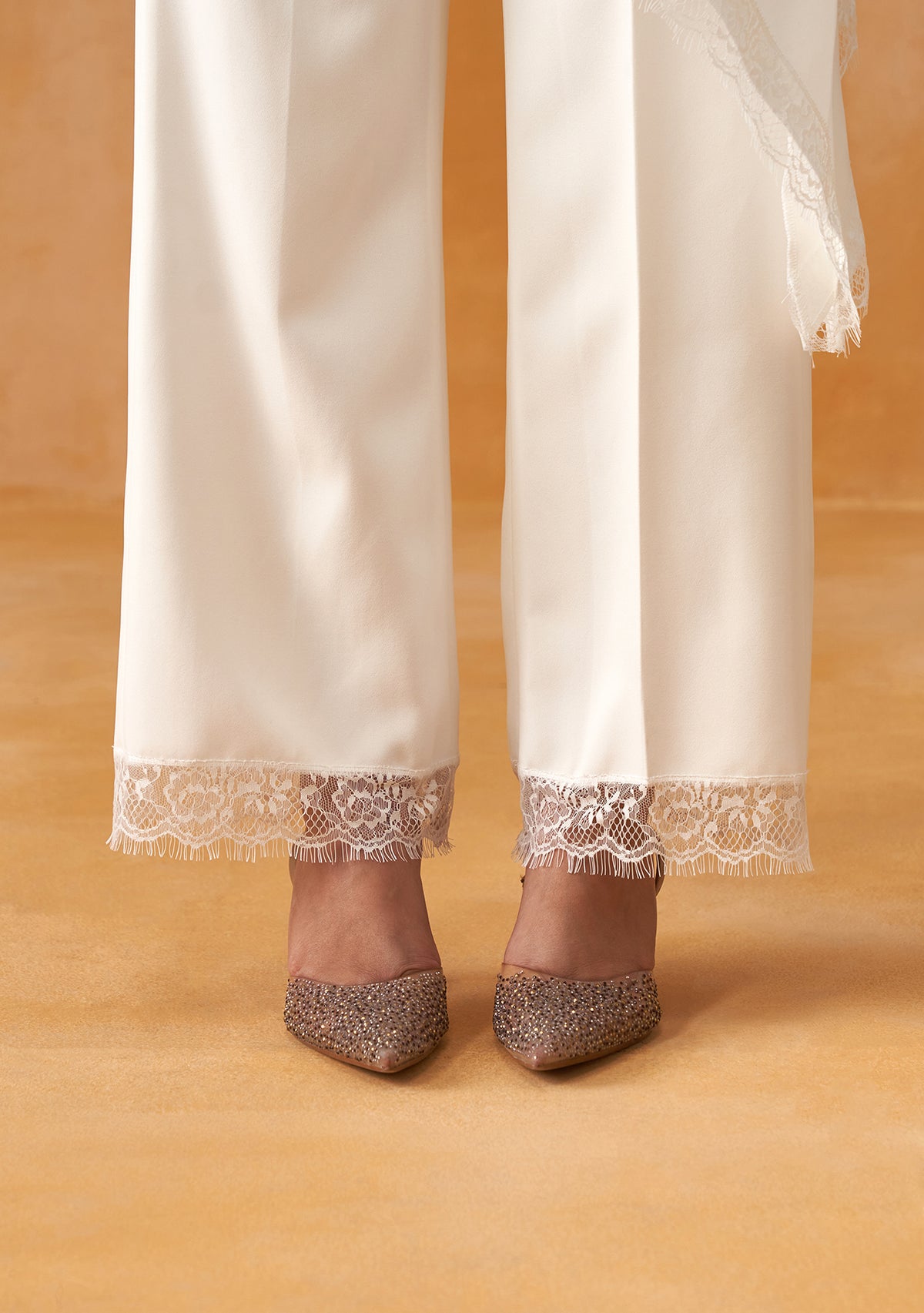Lace Co-ord Set (White)