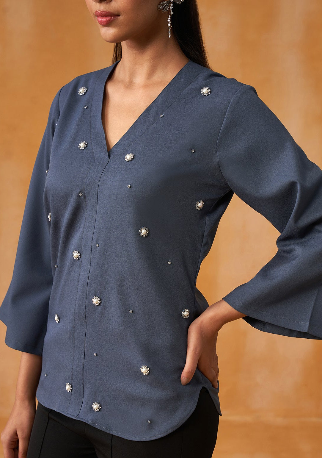 Flora Top (Grey)