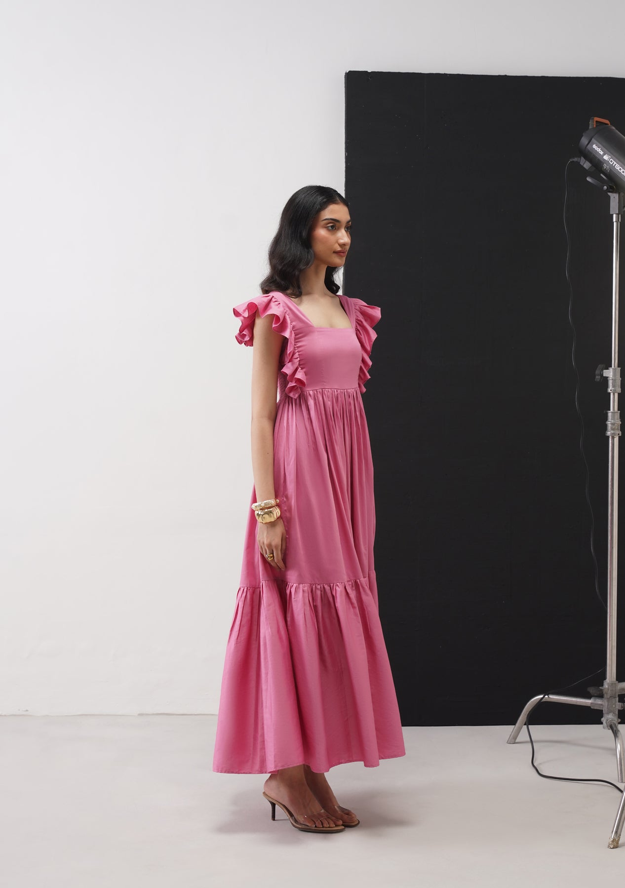 Amalfi Maxi Dress (Blush Pink)