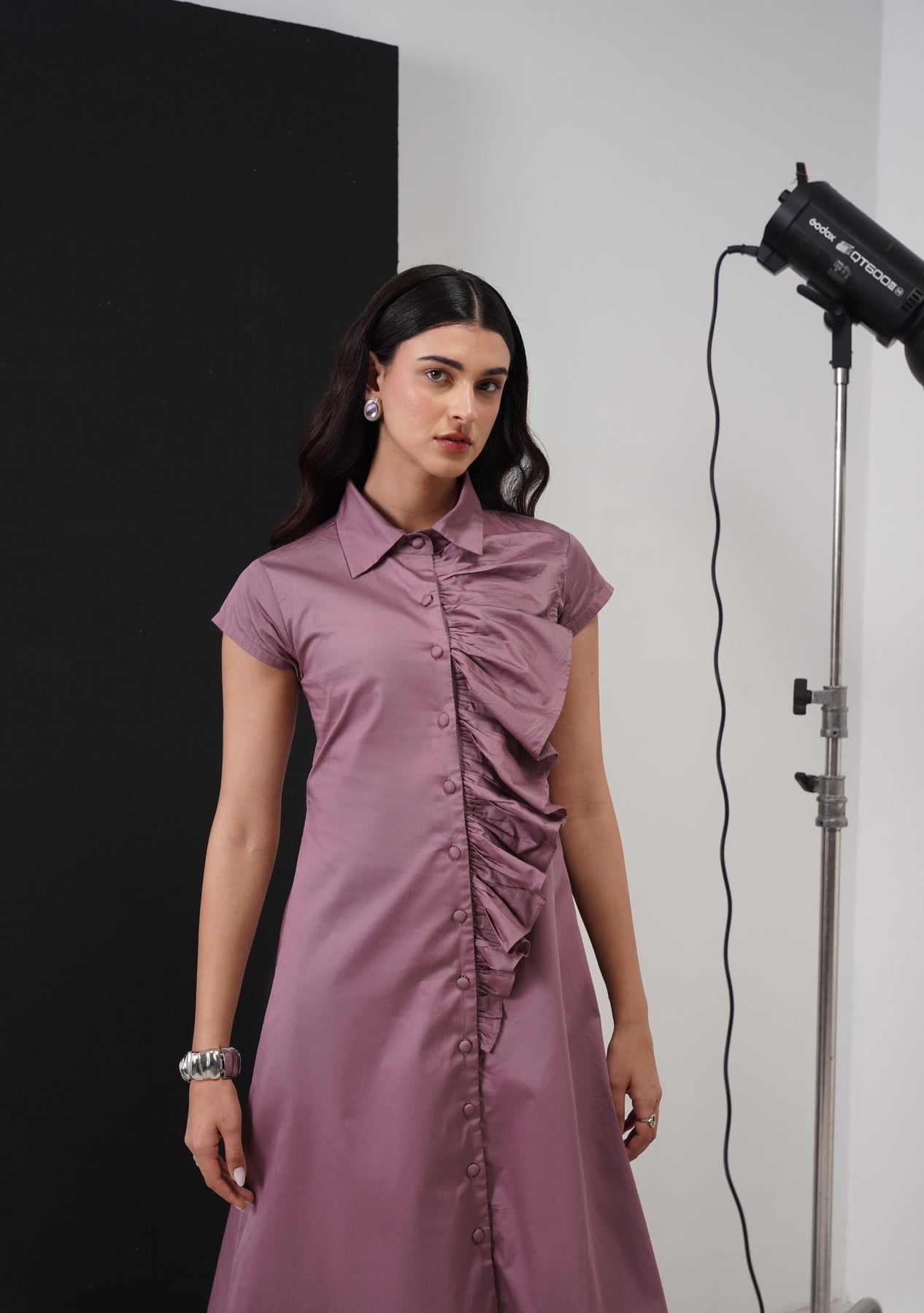 Gloria Midi Dress (Onion)