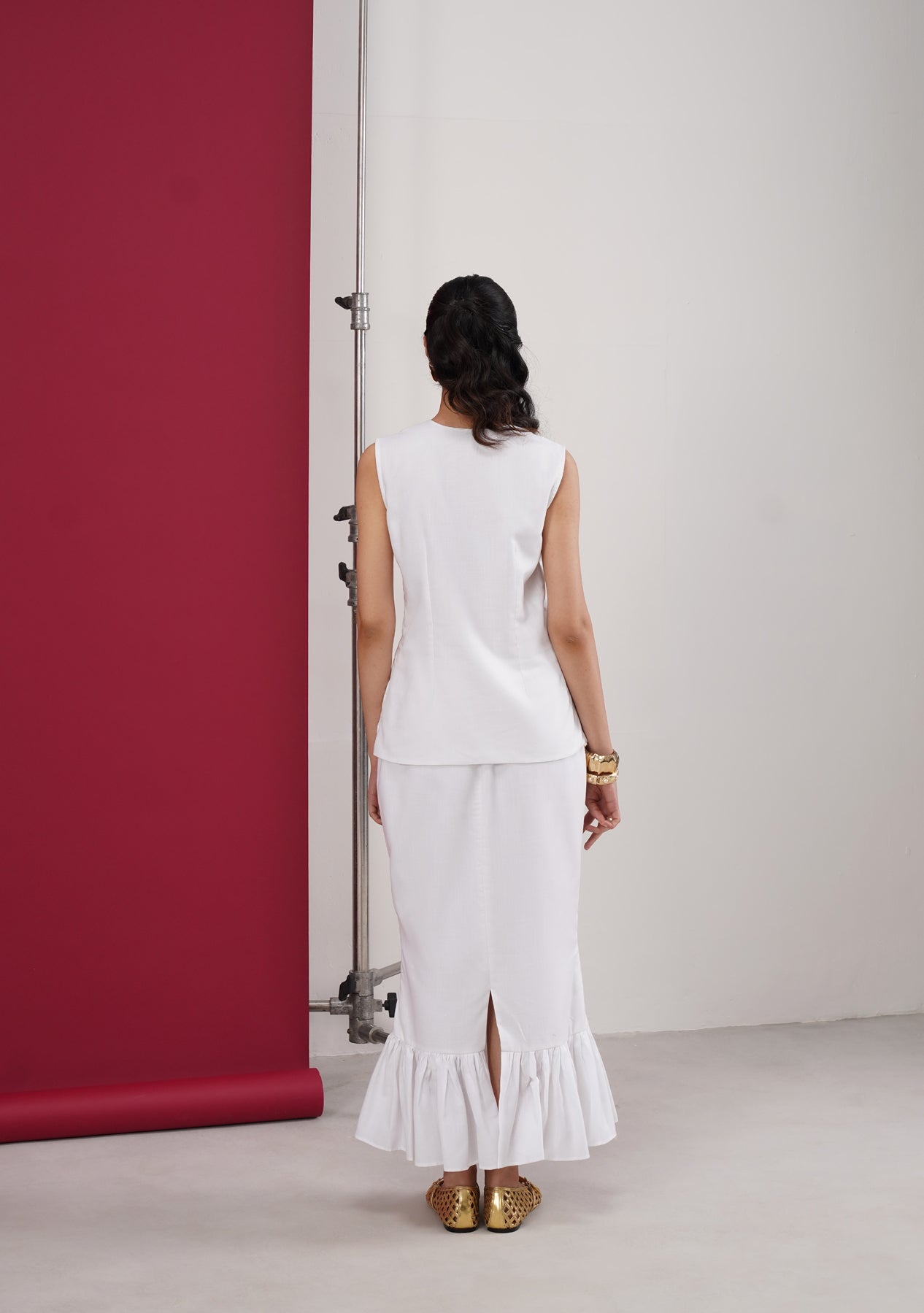 Ellie Waistcoat (Ivory)