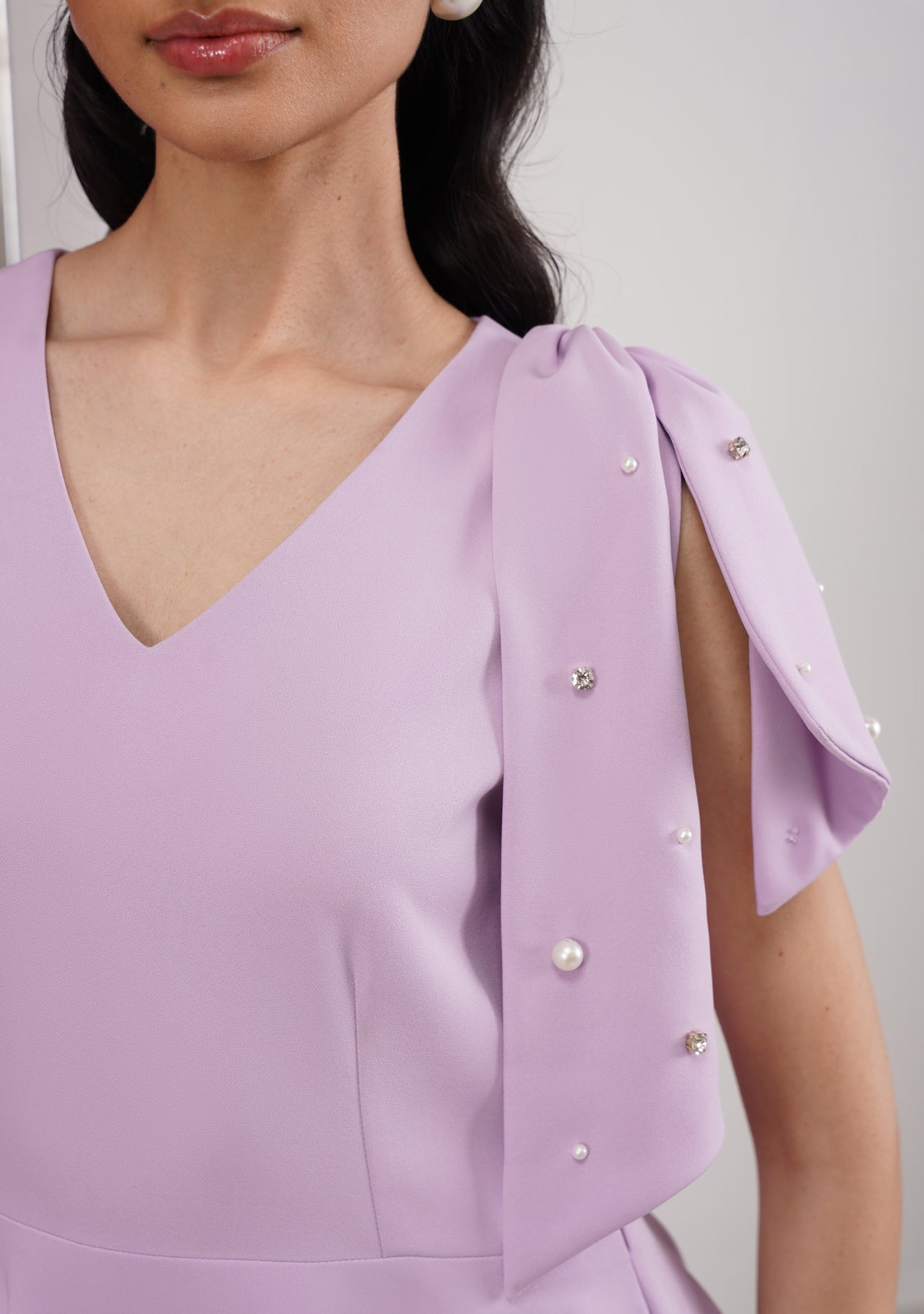Cara Midi Dress (Lilac)