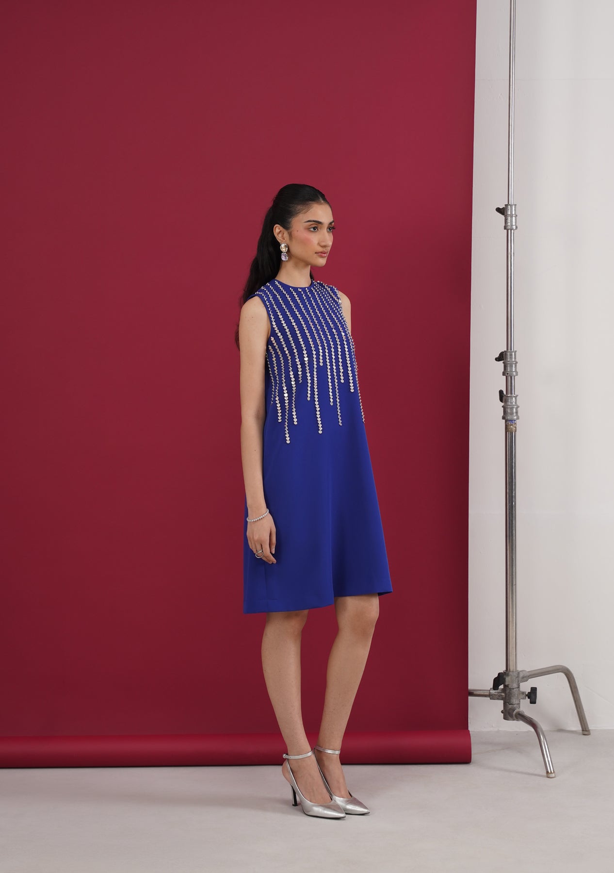 Patra Mini Dress (Blue)